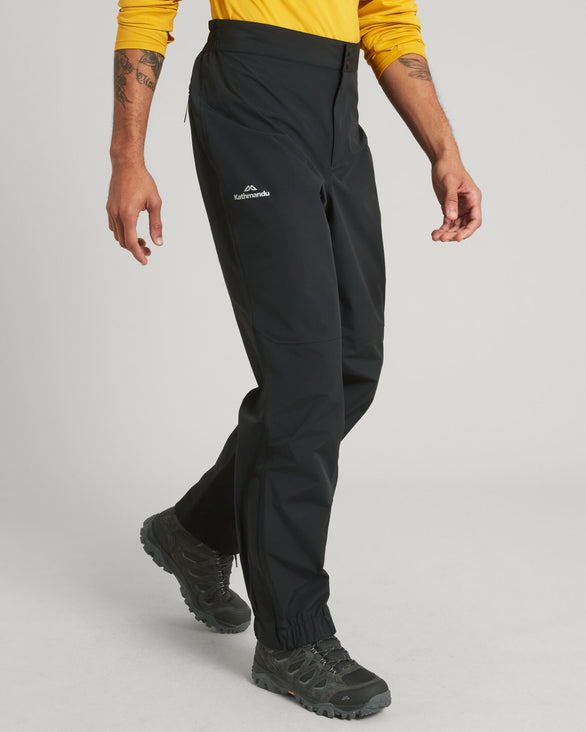 Trailhead Men's Rain Pants v3 Black – Kathmandu NZ