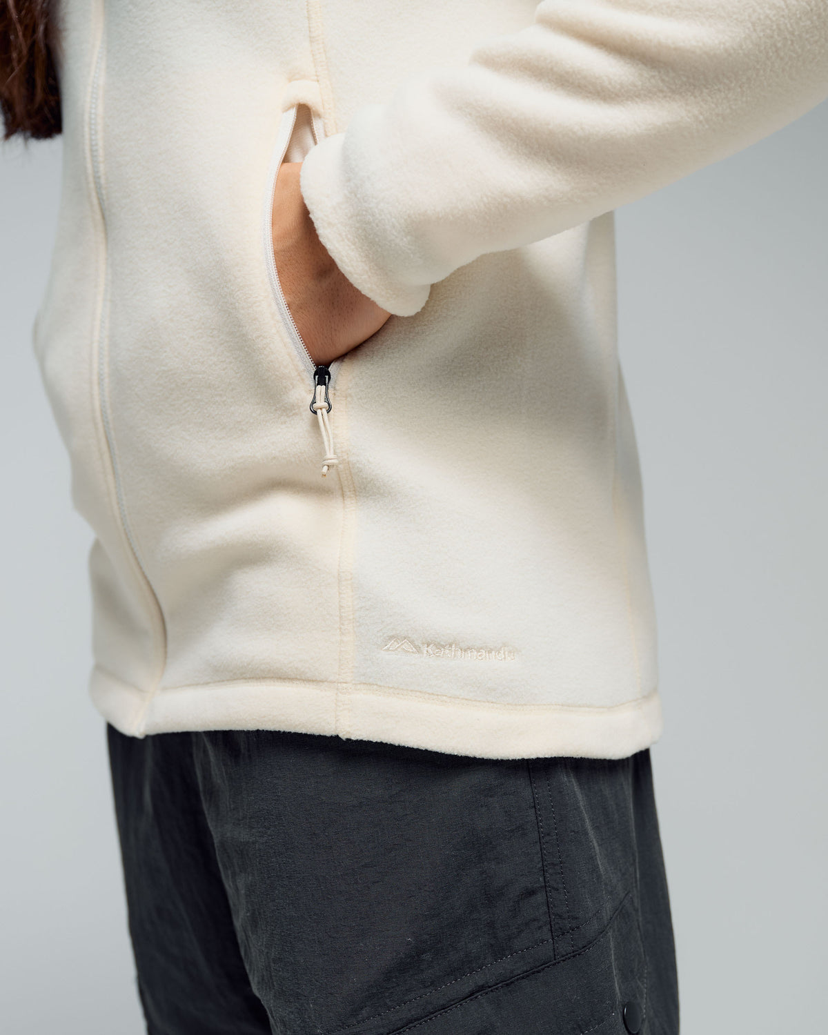 Women's Ridge 100 PrimaLoft Bio Fleece Jacket - Natural – Kathmandu NZ