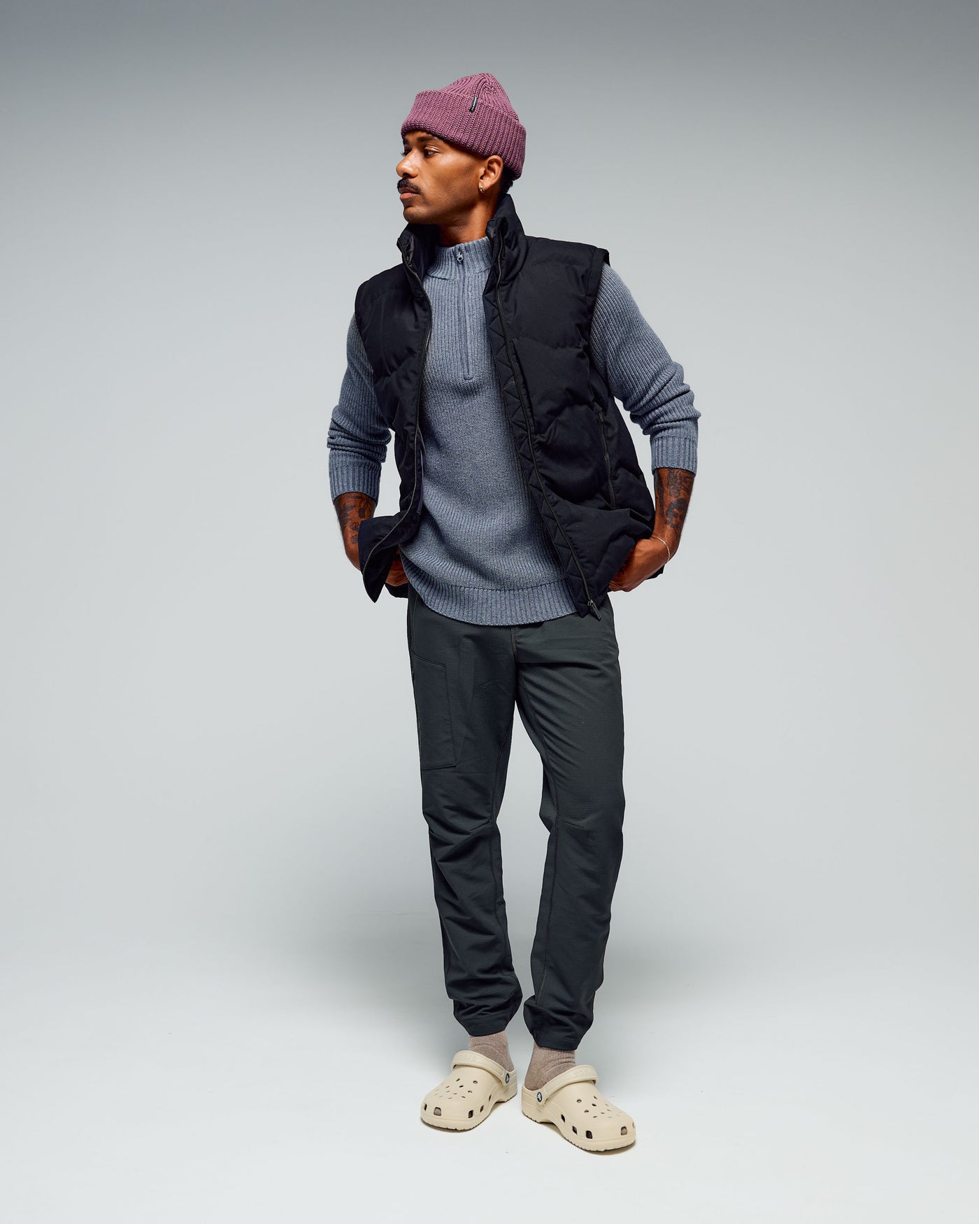 Men's Frisco X Down Vest - Black