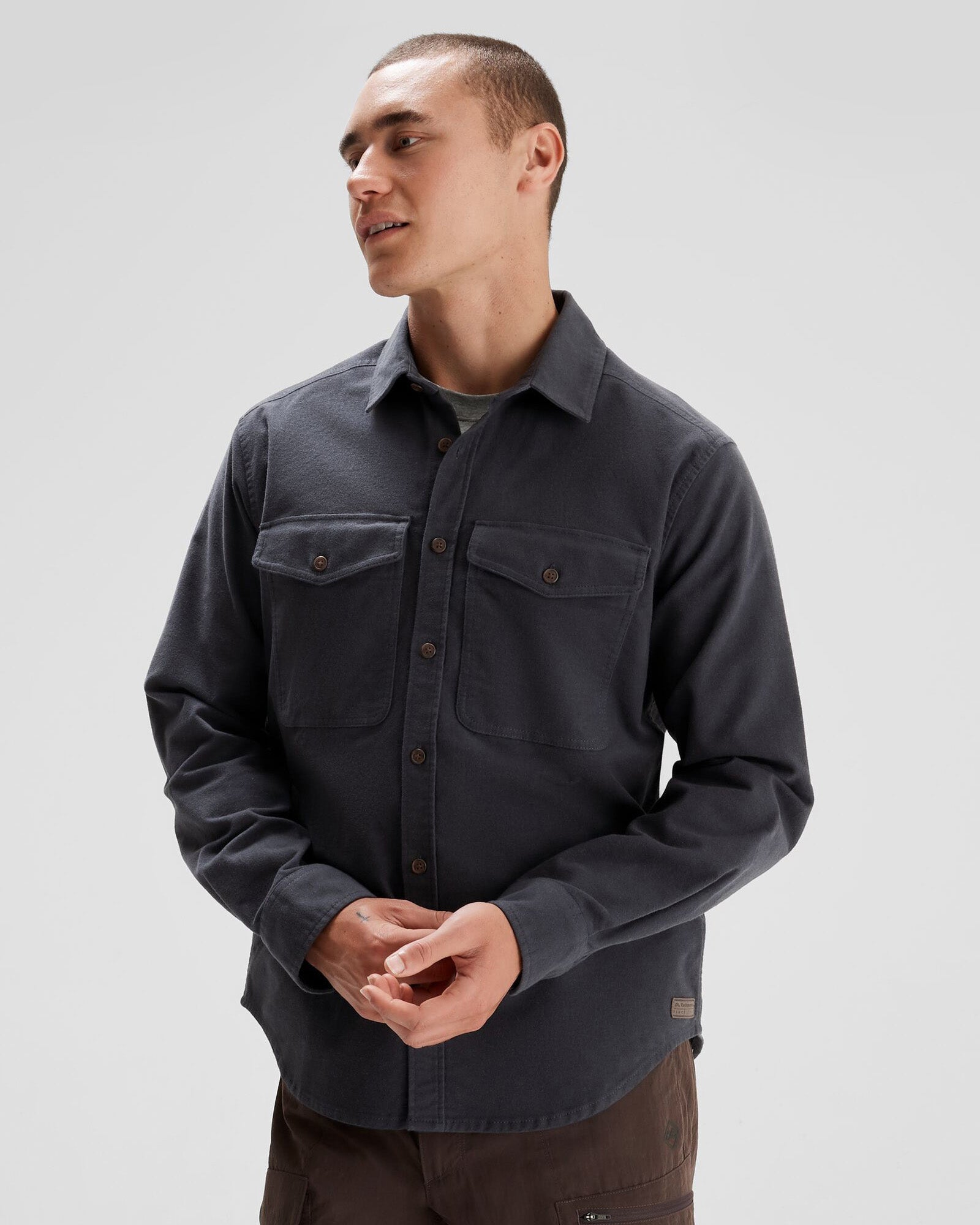 Men's Huntly Moleskin Long Sleeve Shirt - Night – Kathmandu NZ