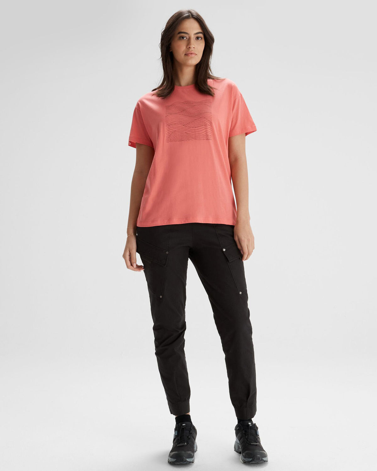 Women's Ripple Organic Cotton T-shirt - Fruity – Kathmandu NZ