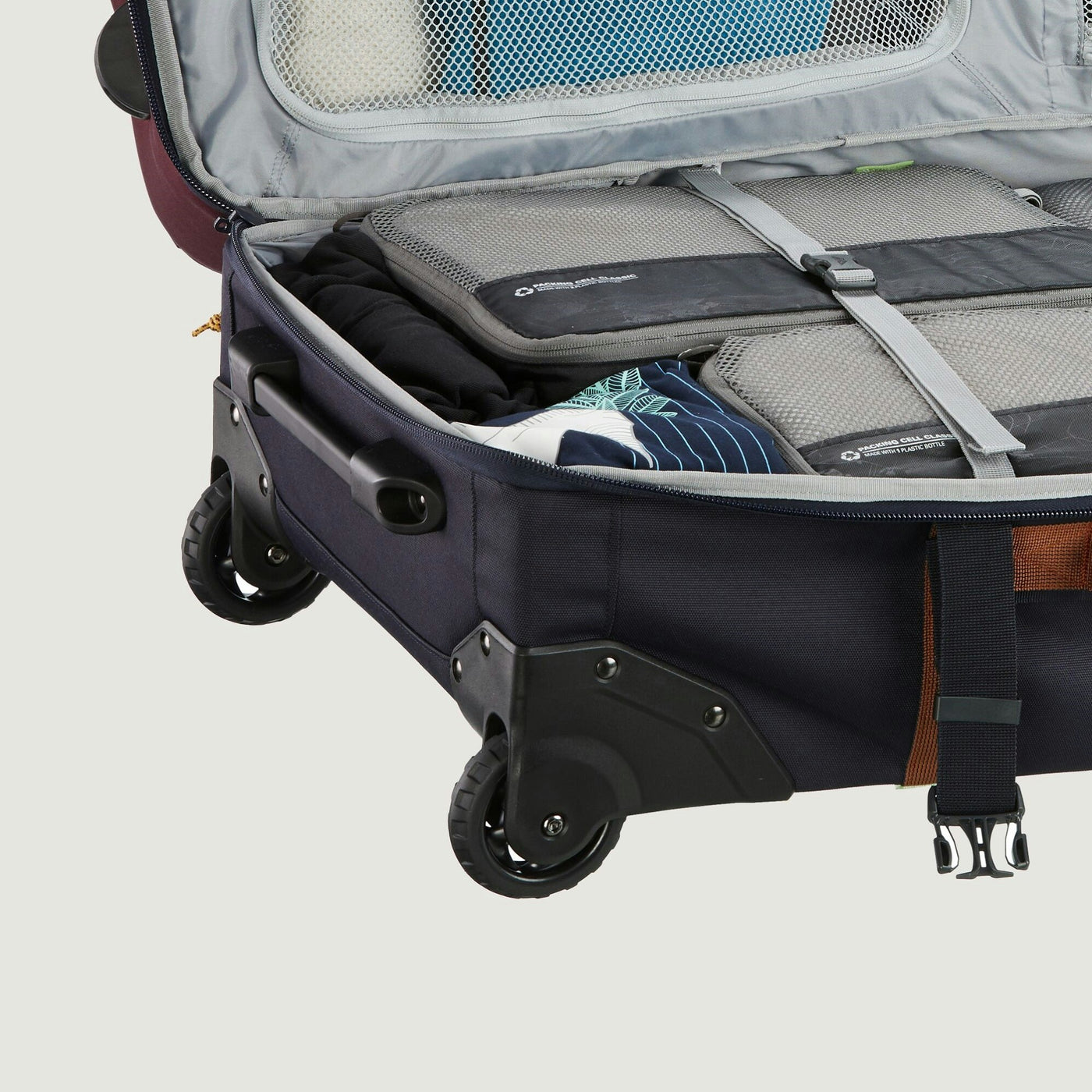 Split Level Trolley Wheel Set - 2 Piece - Black