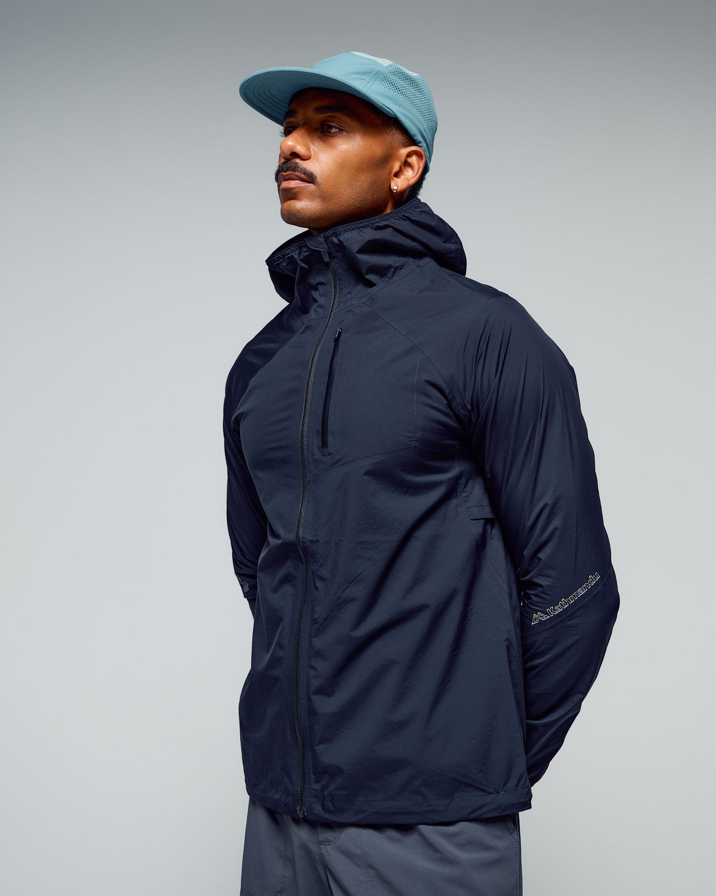Men's Seeker 2.5L Rain Jacket - Black Stingray