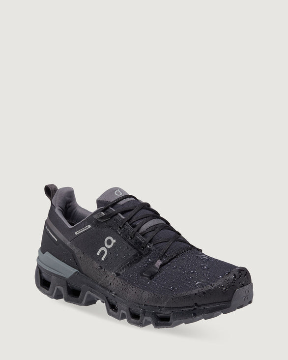 Men's On Cloudwander Waterproof Hiking Shoes Black/Eclipse