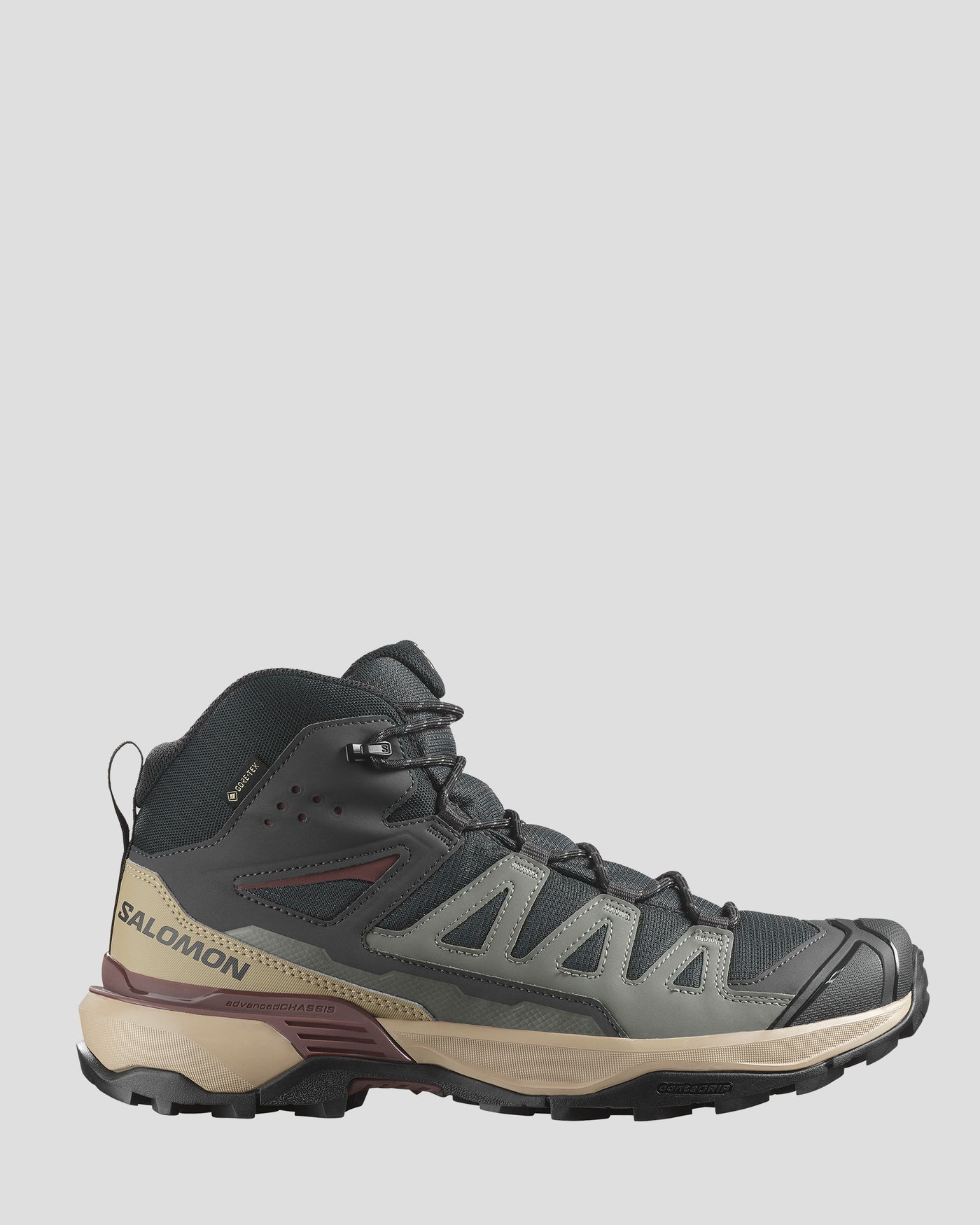 Men's X ULTRA 360 MID GORE-TEX Shoes - Phantom / Desert Tan / Rum Raisin