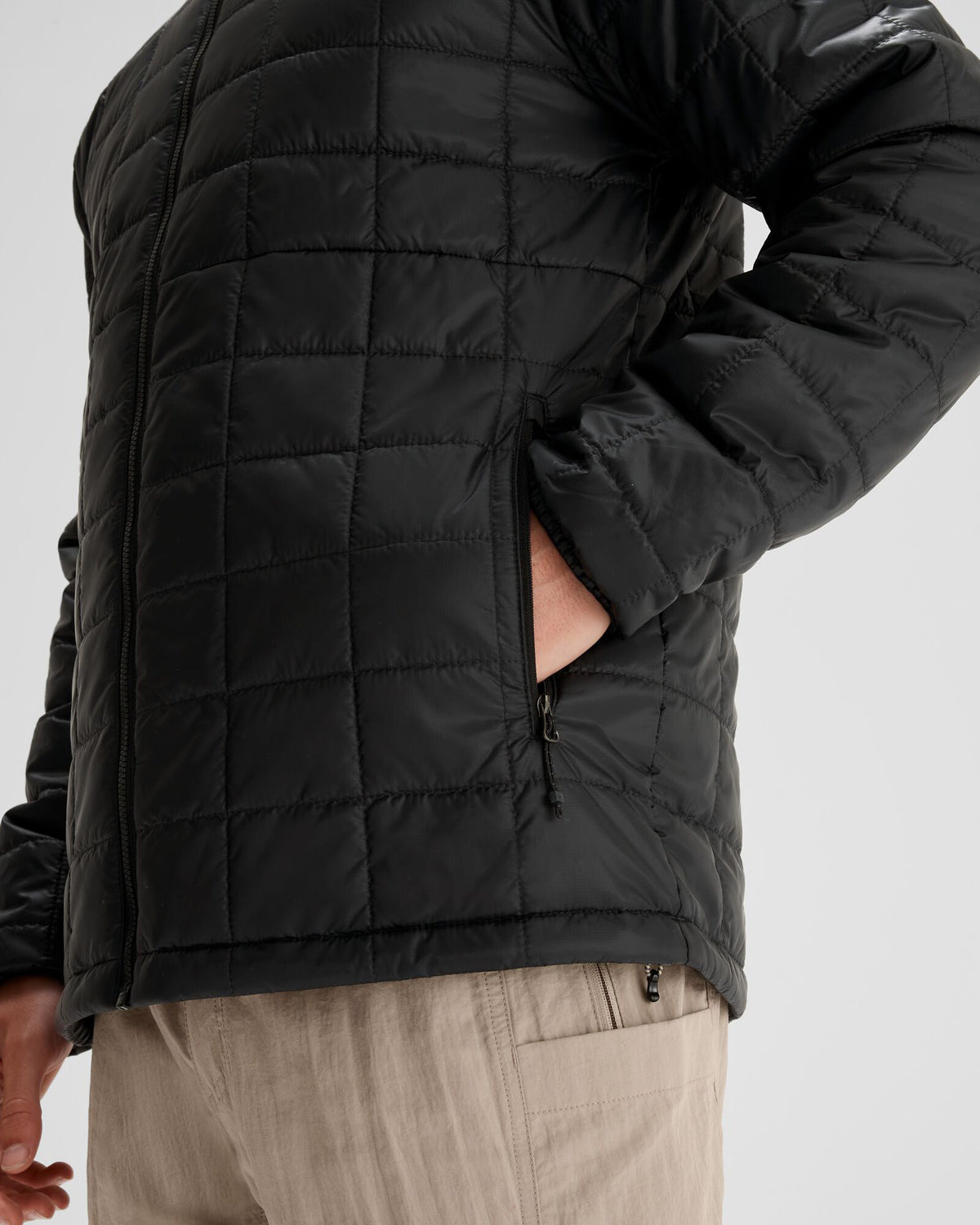 Men's Heli R Insulated Jacket - Black Stingray – Kathmandu NZ