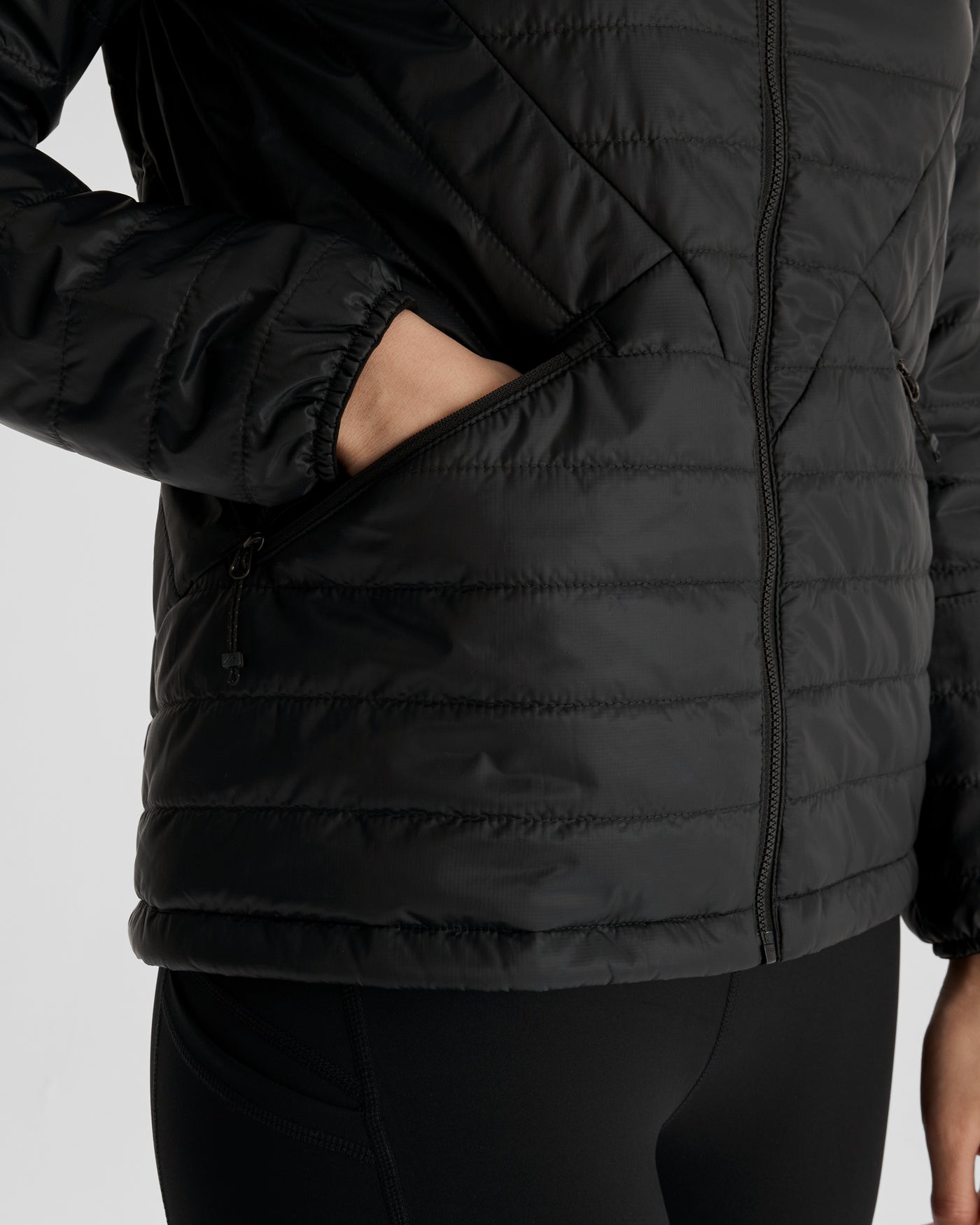 Women's Heli R Insulated Hooded Jacket - Black Stingray
