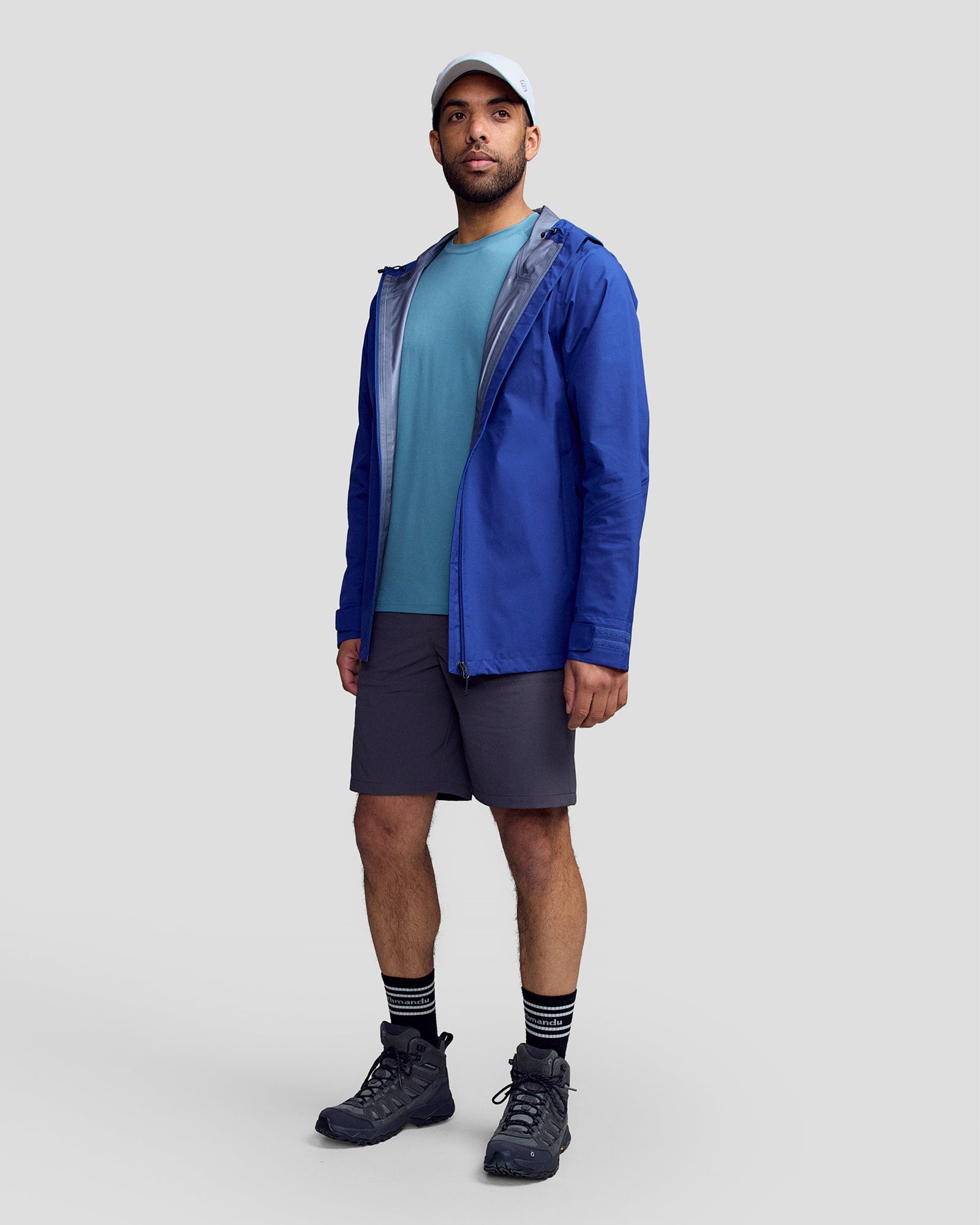 Men's Ridge 3L GORE-TEX Rain Jacket - Bright Navy – Kathmandu NZ