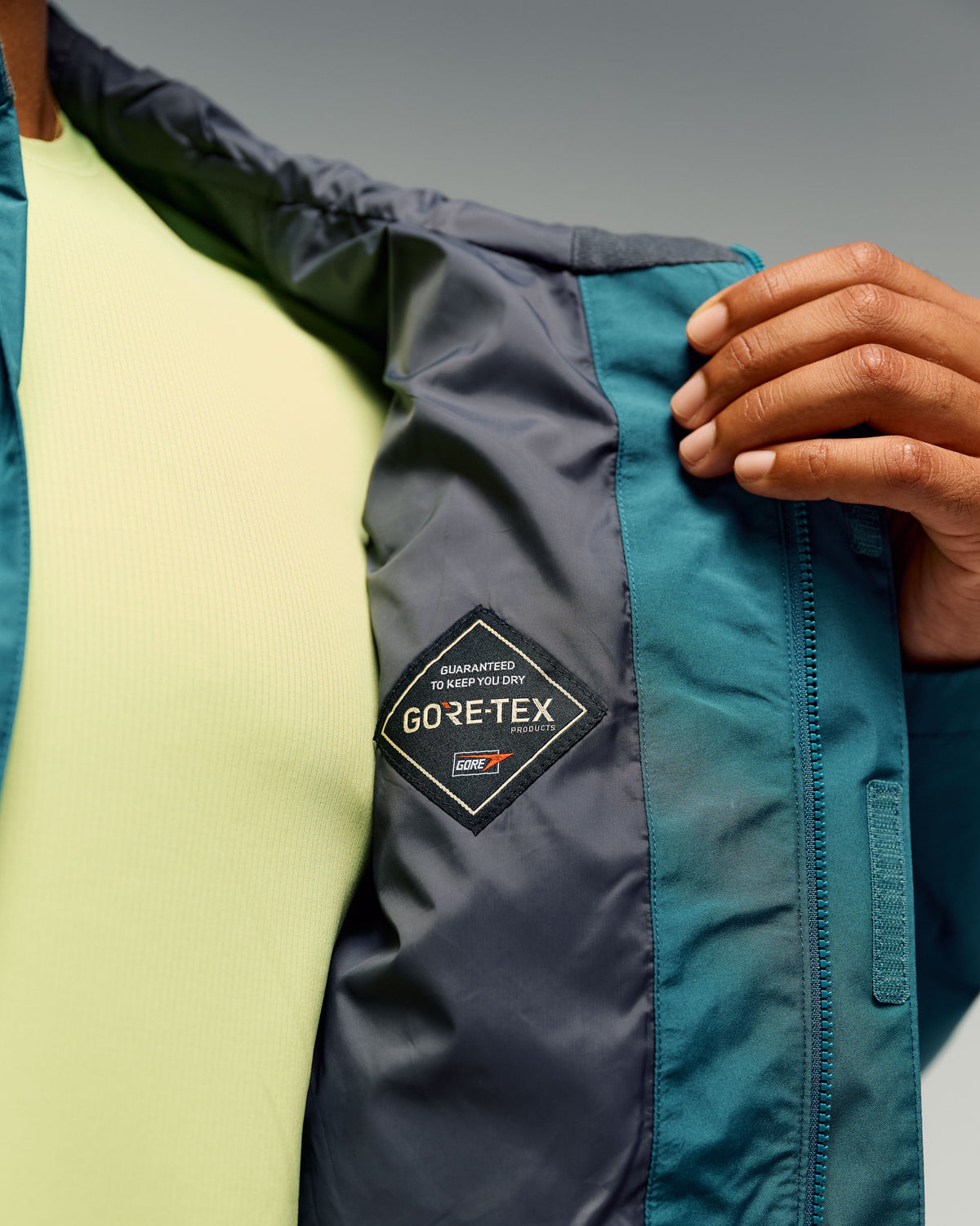 Men's Bealey 2L GORE-TEX Rain Jacket v3 - Ocean – Kathmandu NZ