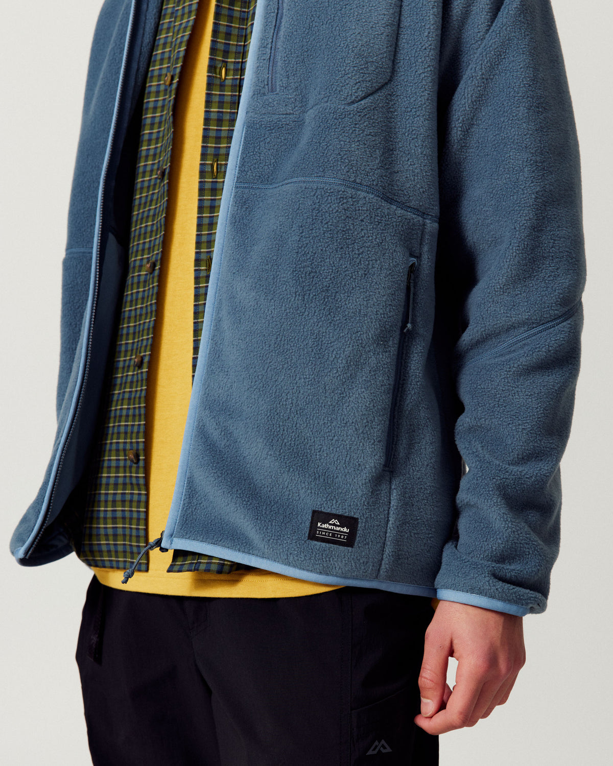 Men's Trailhead Fleece Jacket - Steel Blue