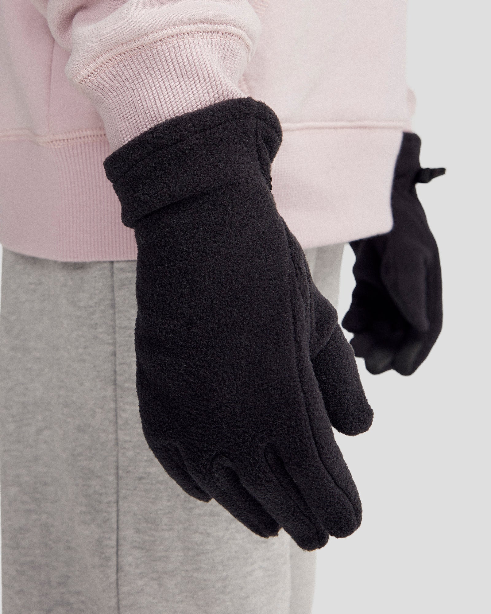 Kids' Ridge 100 PrimaLoft® Bio Fleece Gloves Black – Kathmandu NZ