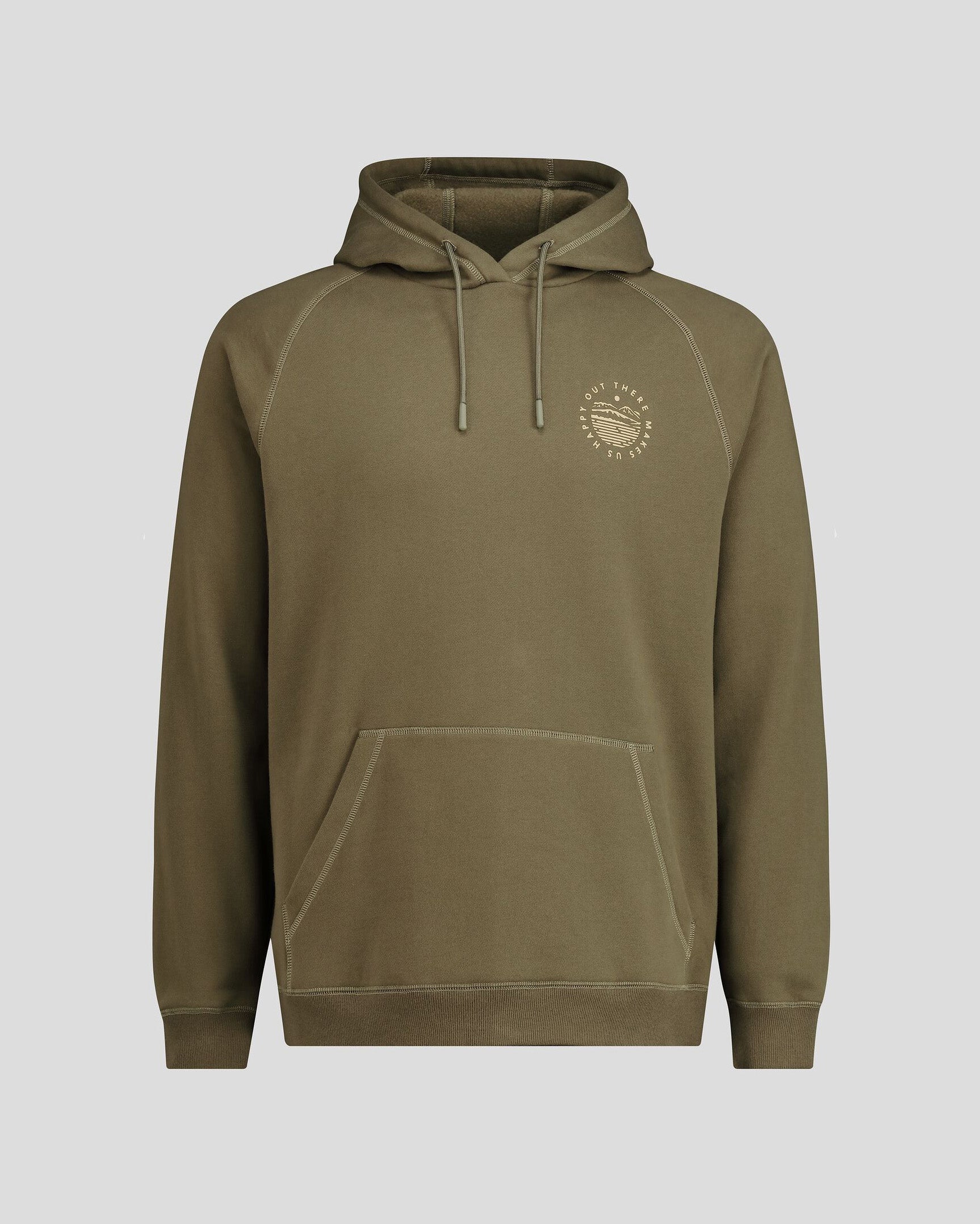 Men's OT Logo LT BB Hoodie - Light Moss – Kathmandu NZ