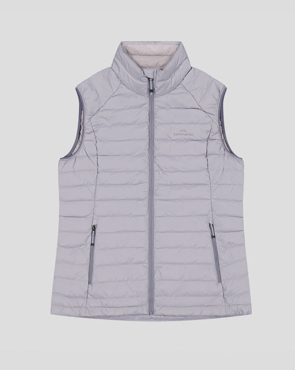 Women's Heli Down Vest v2 Light Haze – Kathmandu NZ