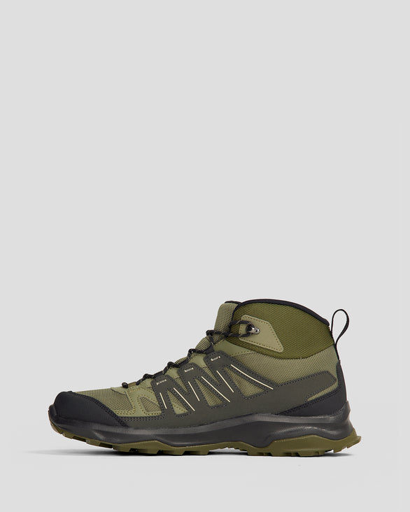 Men's Salomon Grivola Mid Waterproof Hiking Boots Deep Lichen