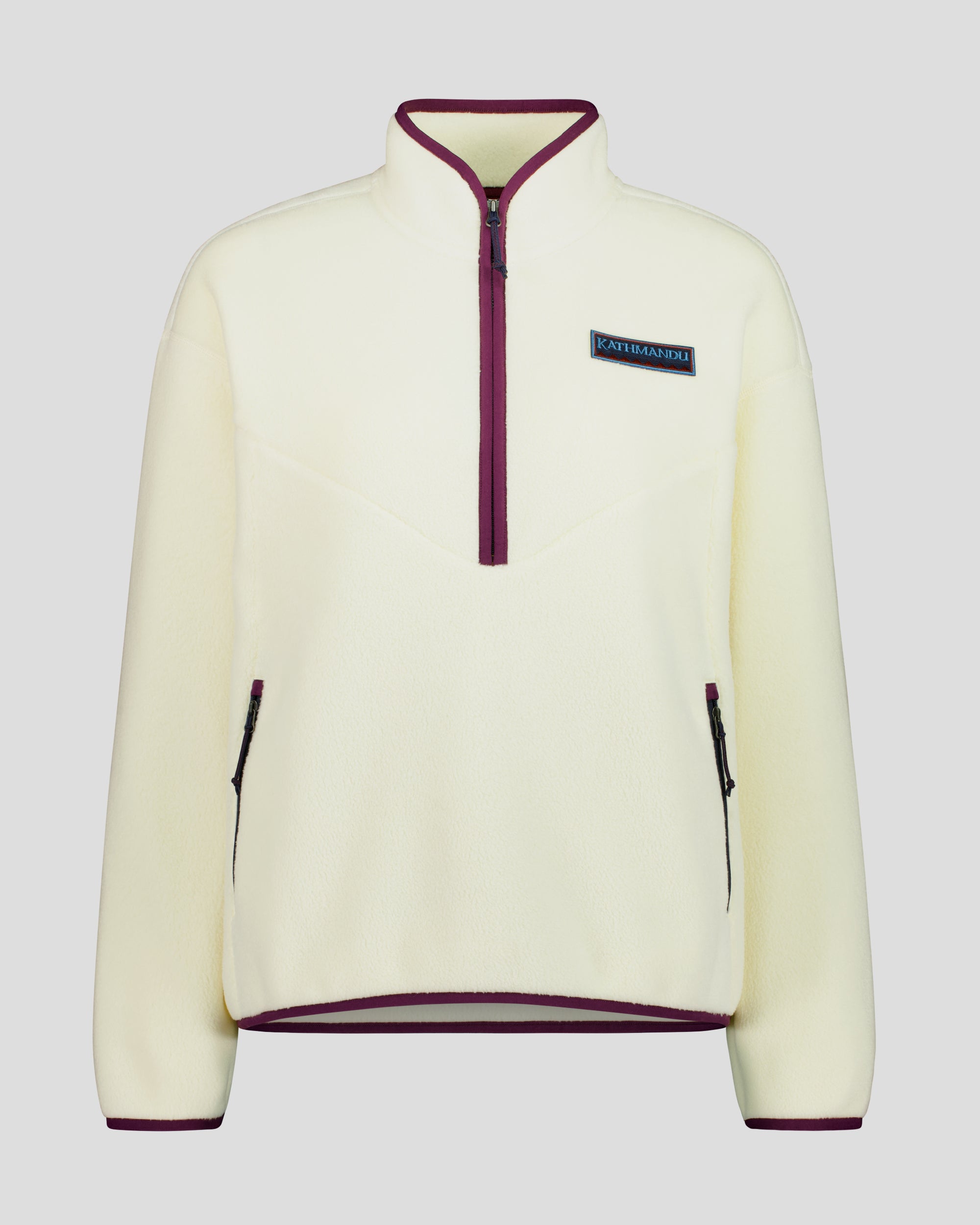 新品未使用品 MAHF TOW-TONE PULLOVER JACKET Women's Trailhead Fleece Heritage Pullover - Natural/Mulberry