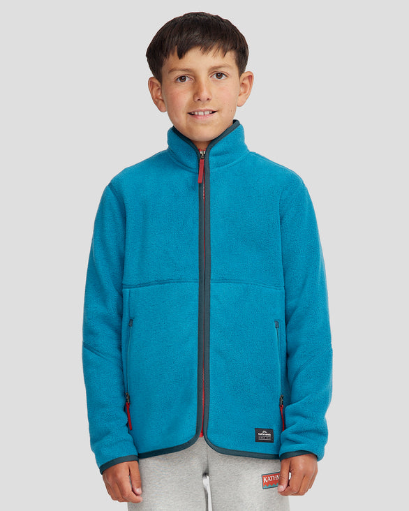 Kids Trailhead Fleece Jacket Dark Eddy – Kathmandu NZ