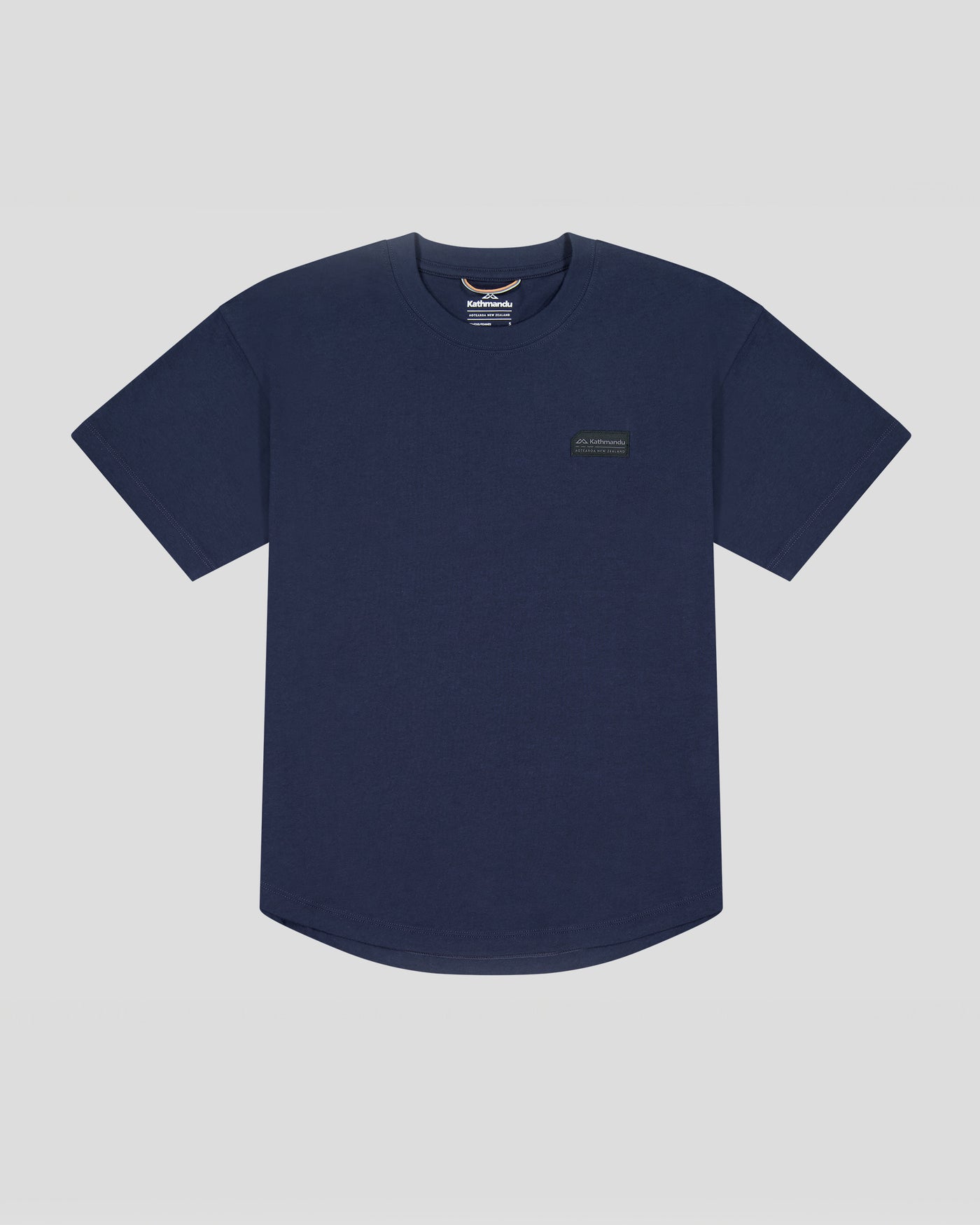 b1395_oje_womens_badge_organic_cotton_short_sleeve_tee_blue_flatlay_d_1745458675000