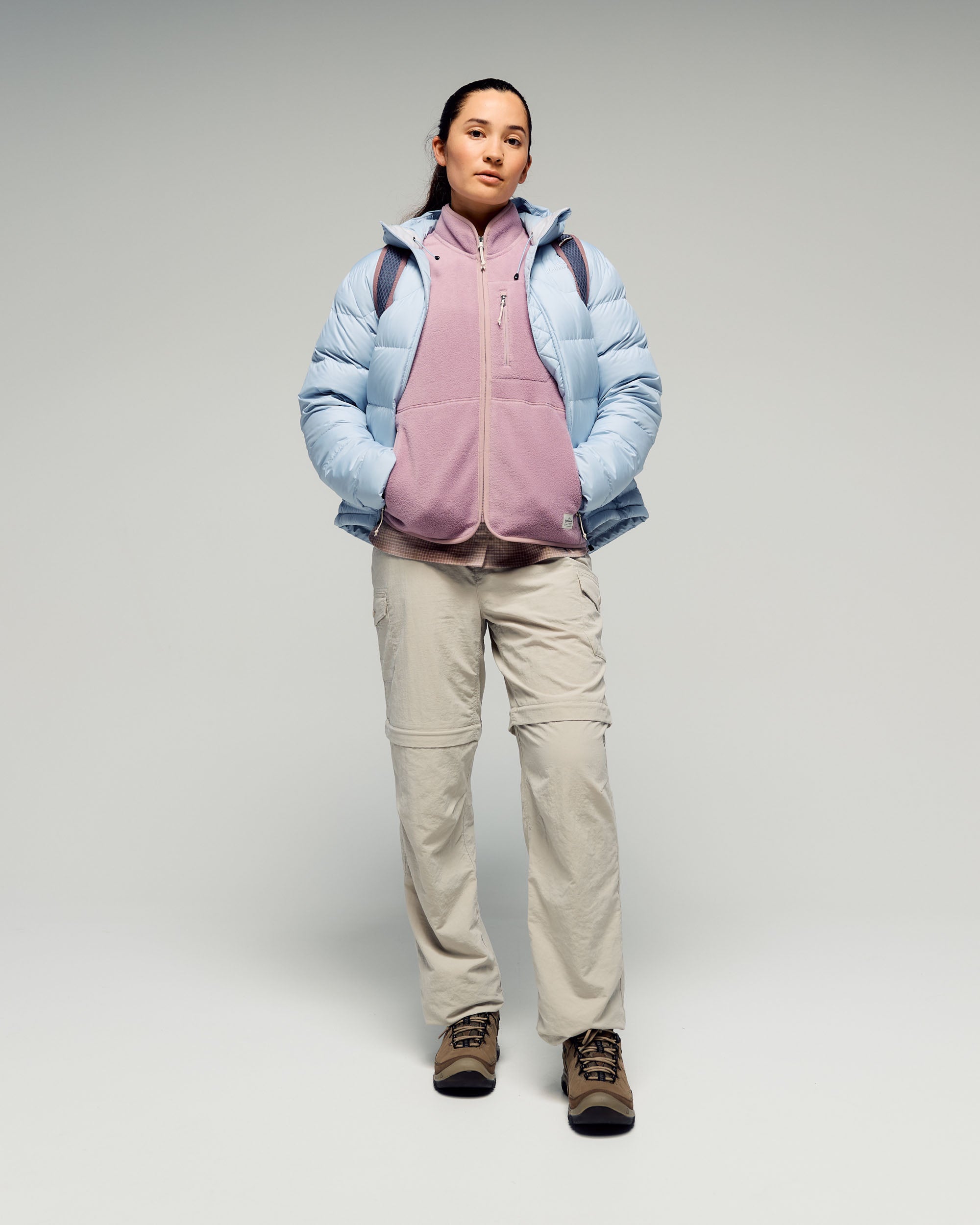 Women's Trailhead Fleece Vest - Thistle – Kathmandu NZ