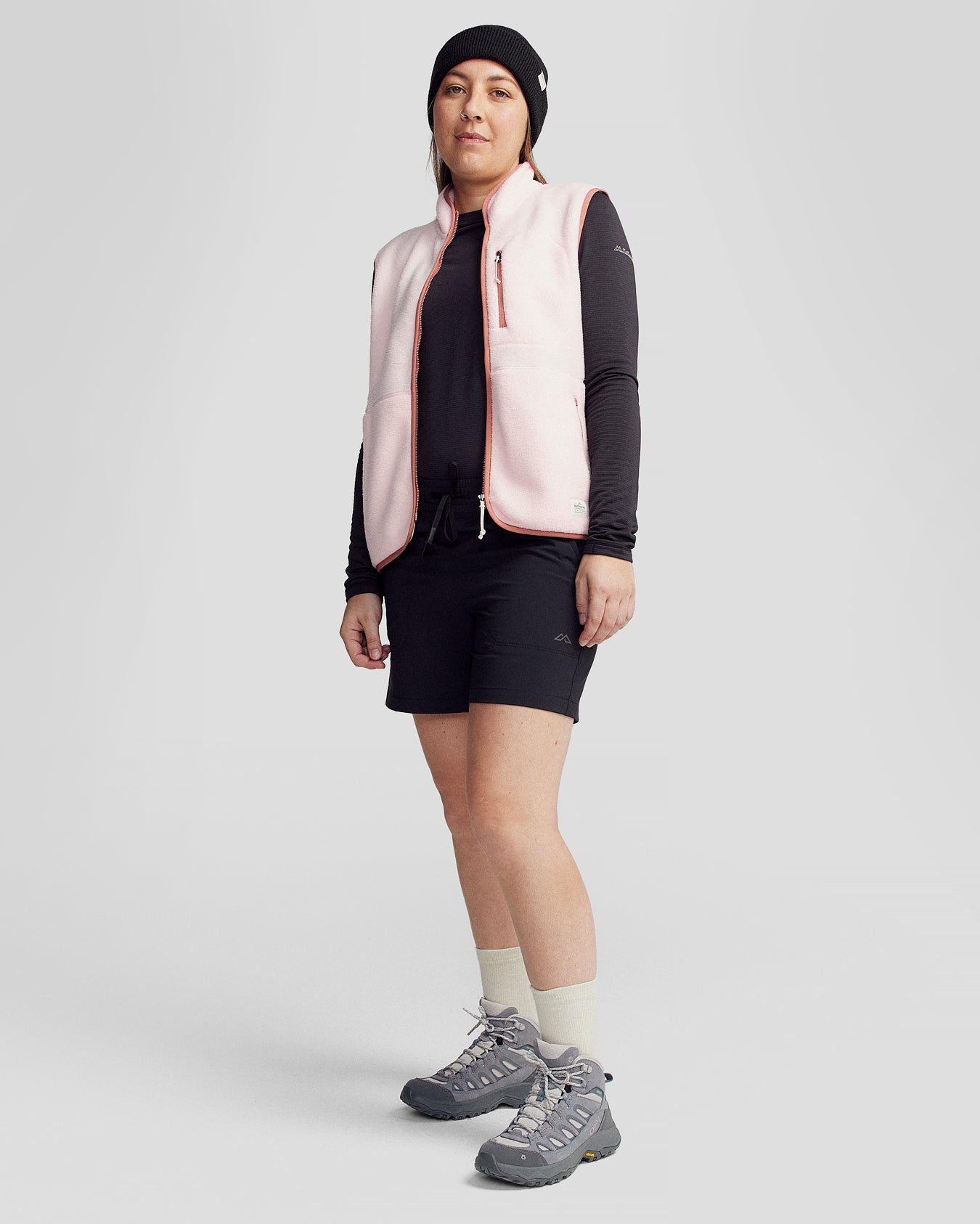 Women's Trailhead Fleece Vest - Peachy – Kathmandu NZ