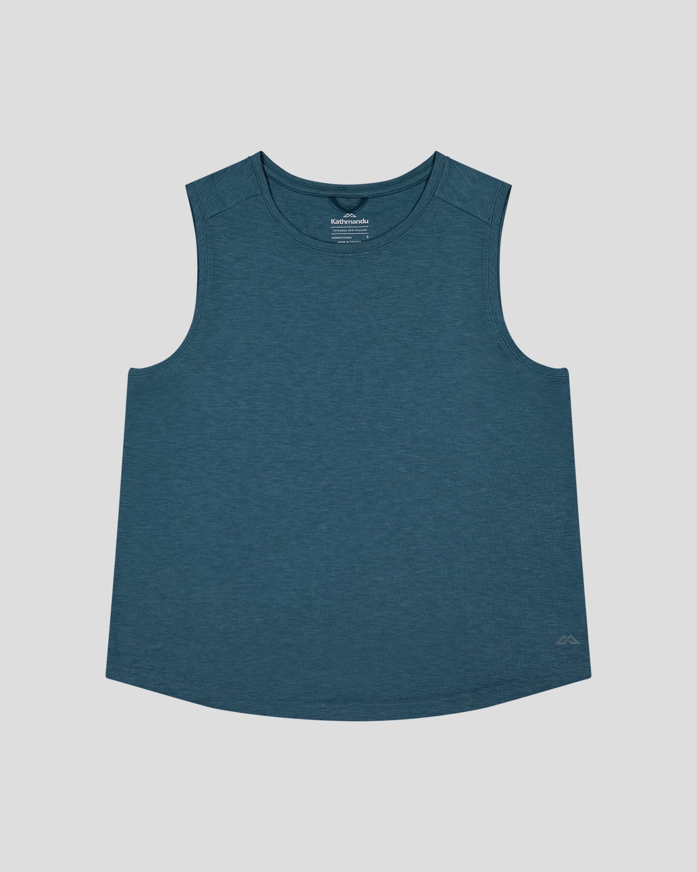 Women’s Anytime Boxy Tank - Deep Lagoon Marle