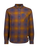 Men's Retreat Fyfe Long Sleeve Shirt - Cocoa/Navy Plaid