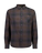 Men's Retreat Fyfe Long Sleeve Shirt - Black/Cocoa Plaid