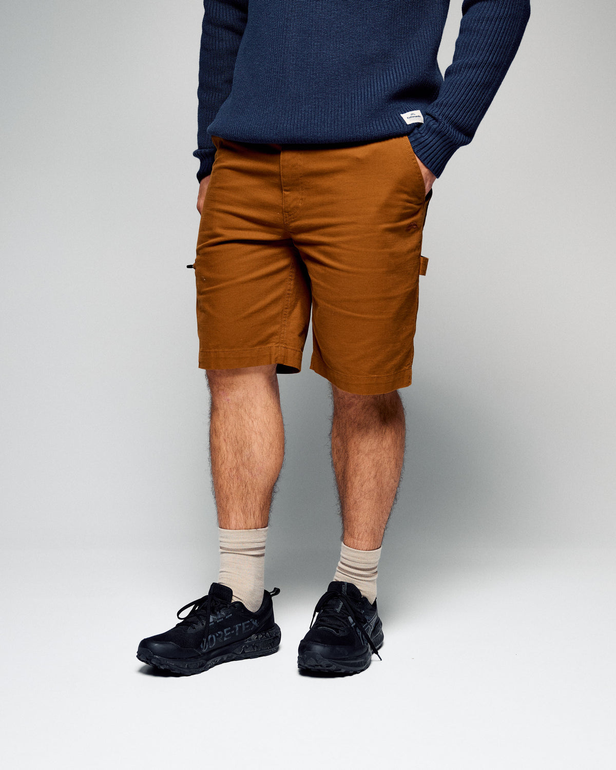 Men’s Weekend Cotton Shorts - Bark – Kathmandu NZ