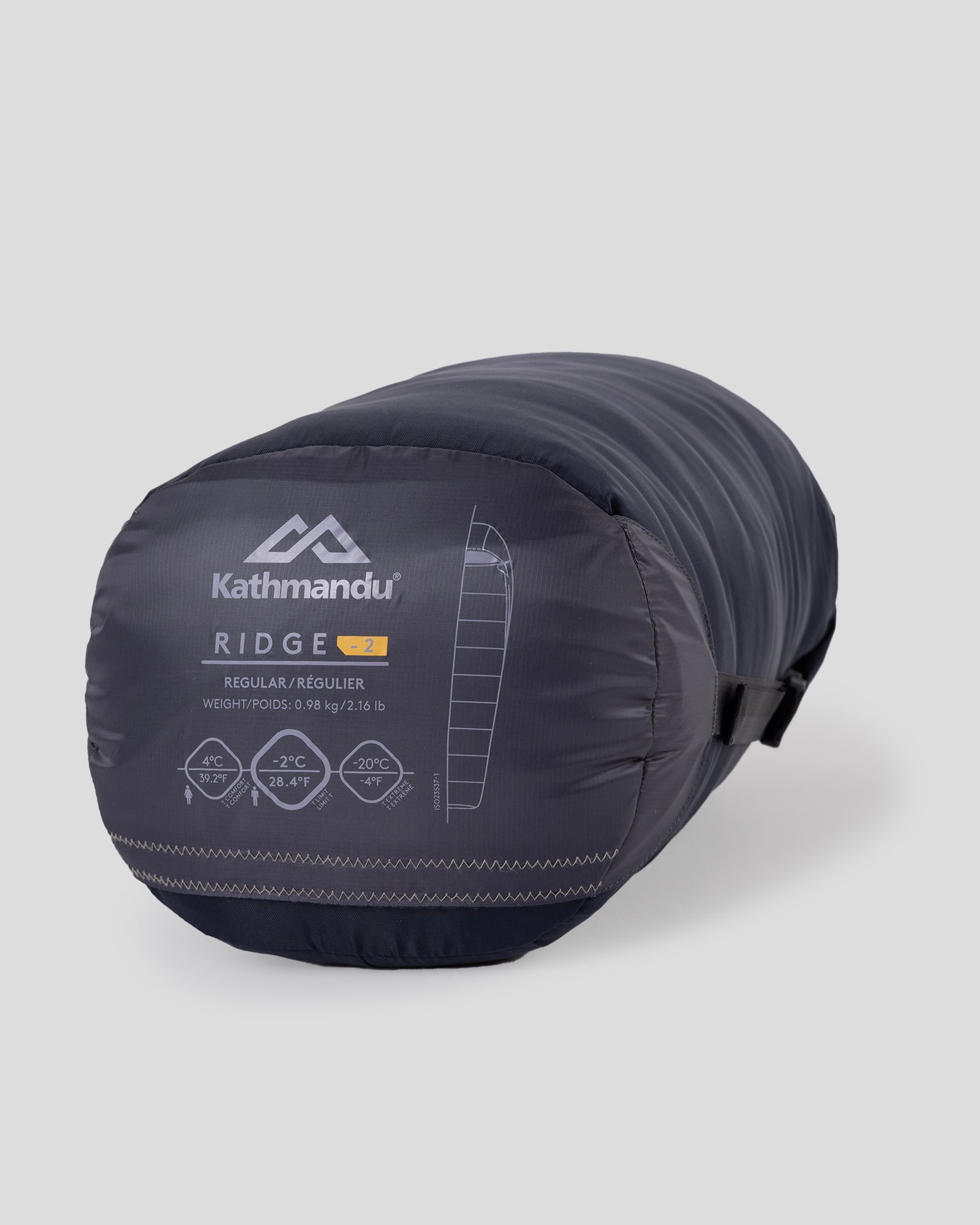 Ridge - 2 Sleeping Bag - Regular - Pure Navy/Light Navy – Kathmandu NZ