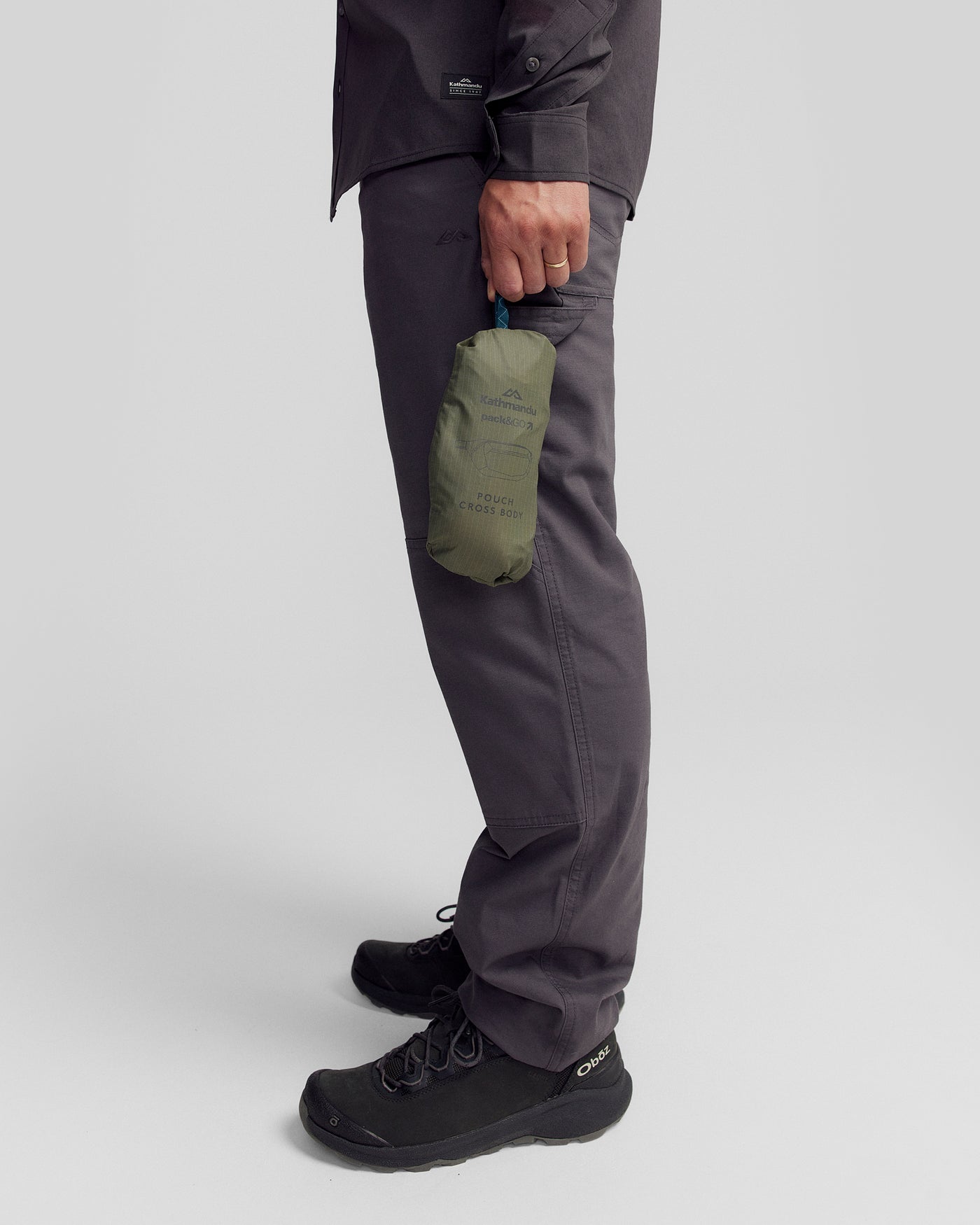 Pack&Go Crossbody Pouch - Golden/Washed Blue