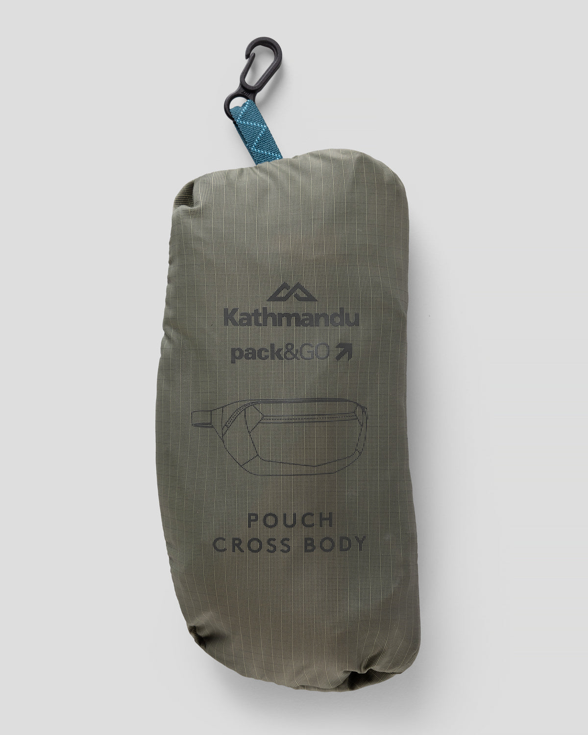 Pack&Go Crossbody Pouch - Golden/Washed Blue – Kathmandu NZ