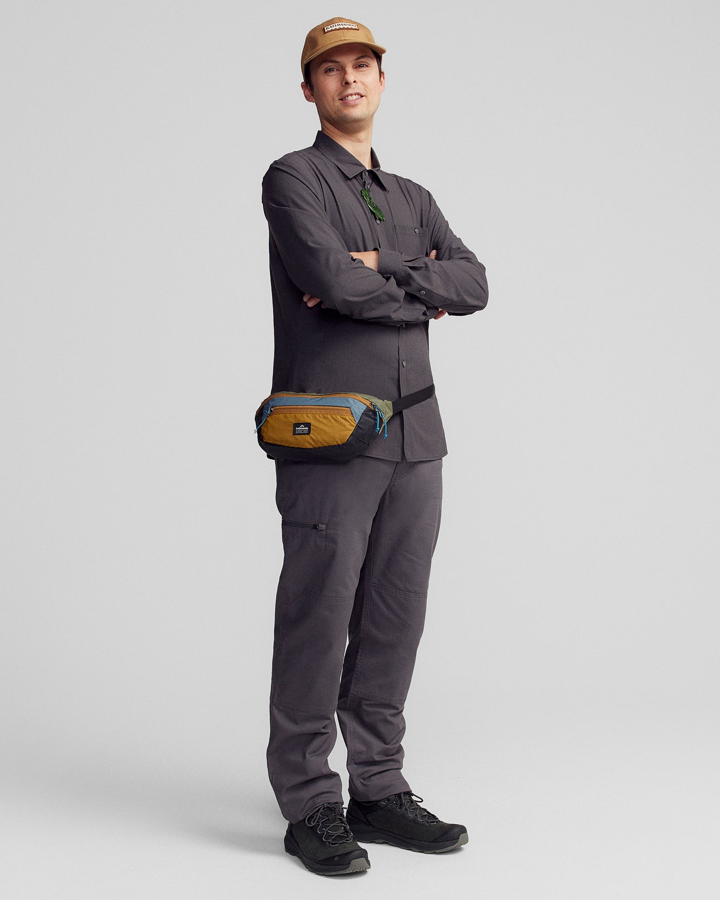 Pack&Go Crossbody Pouch - Golden/Washed Blue