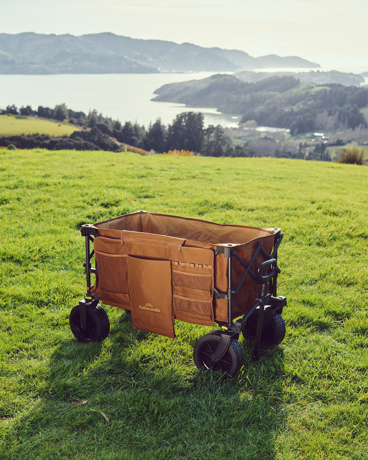 Retreat Camp Trolley - Bark/Canvas