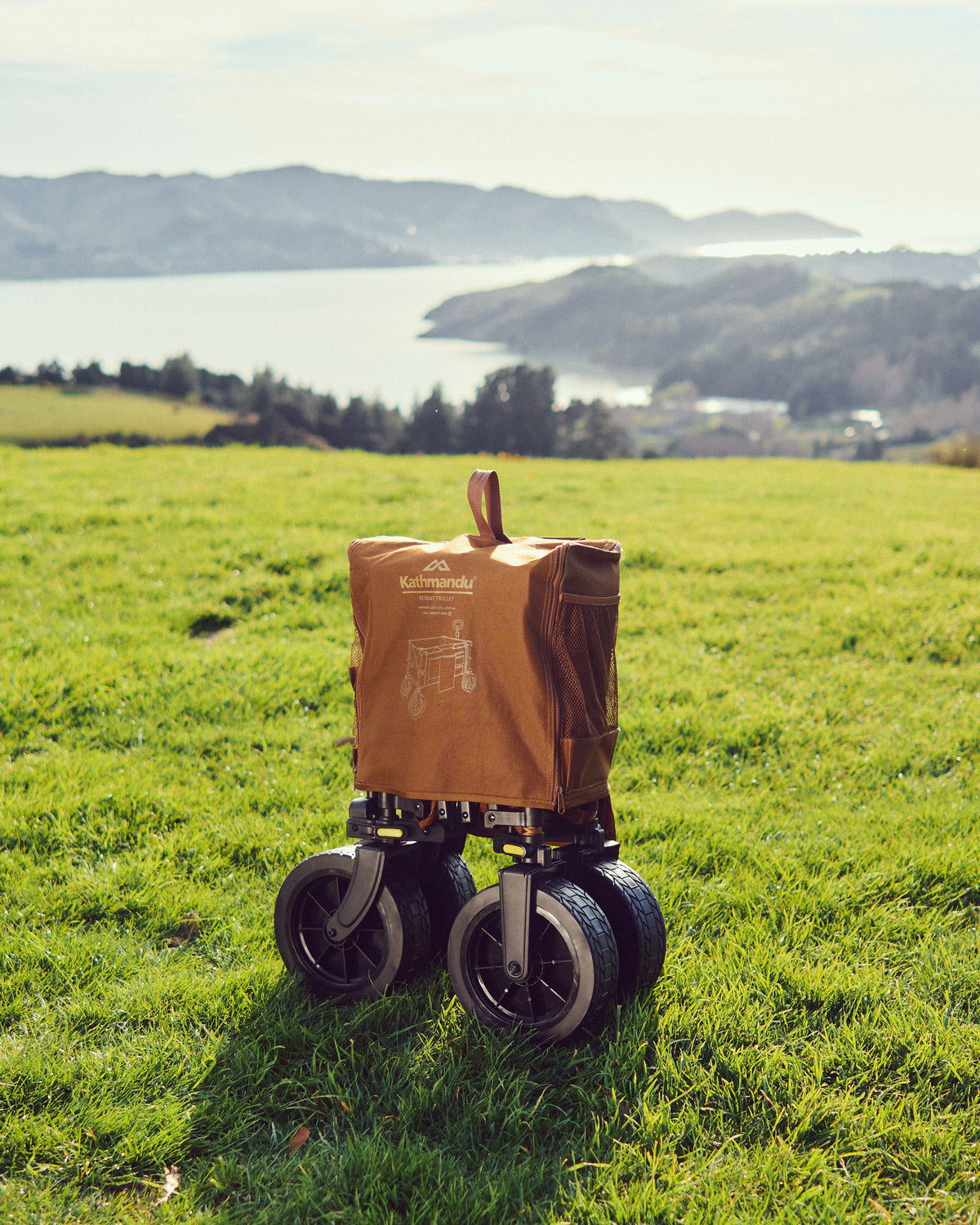 Retreat Camp Trolley - Bark/Canvas