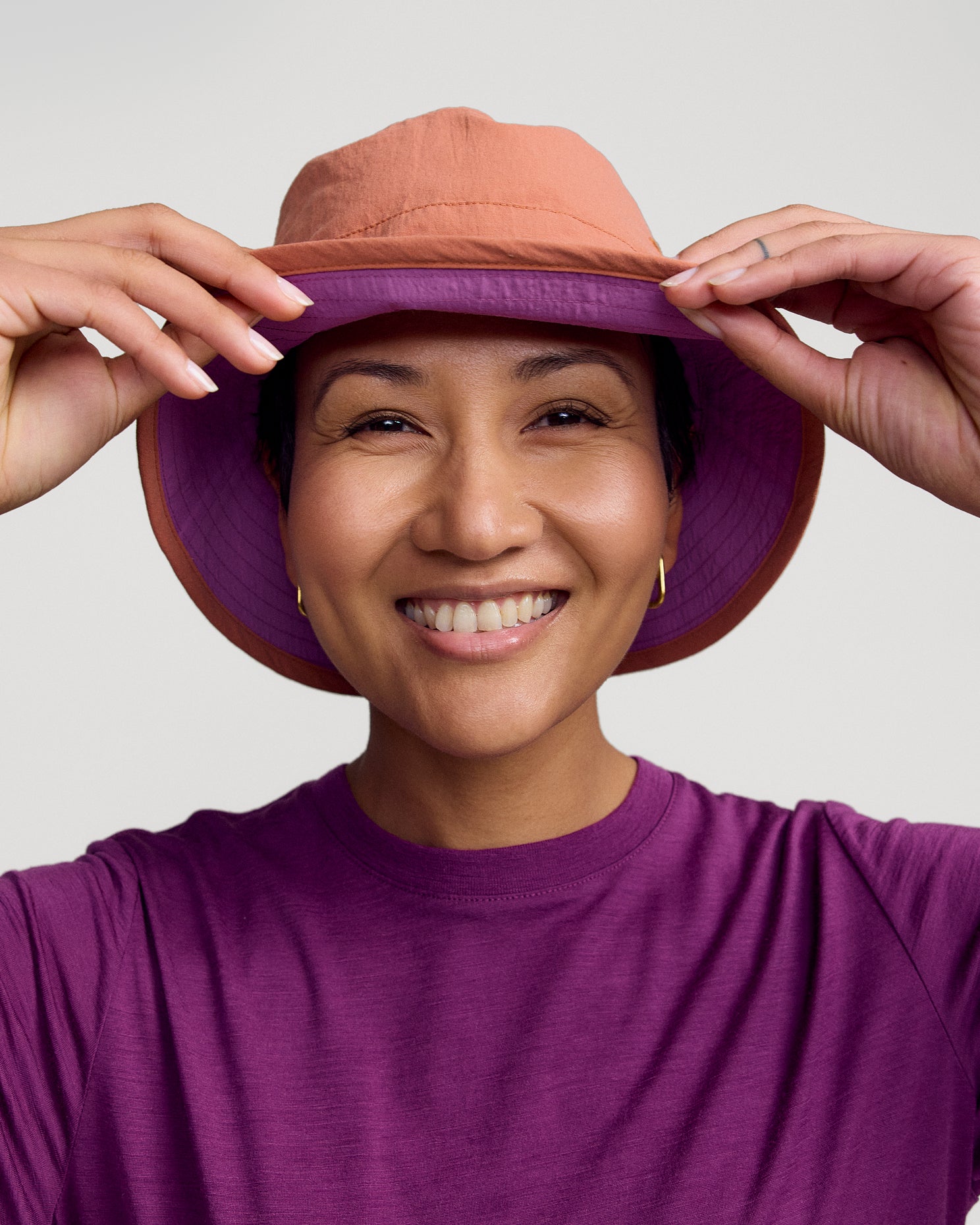 Reversible Bucket Hat - Copper/Washed Berry – Kathmandu NZ