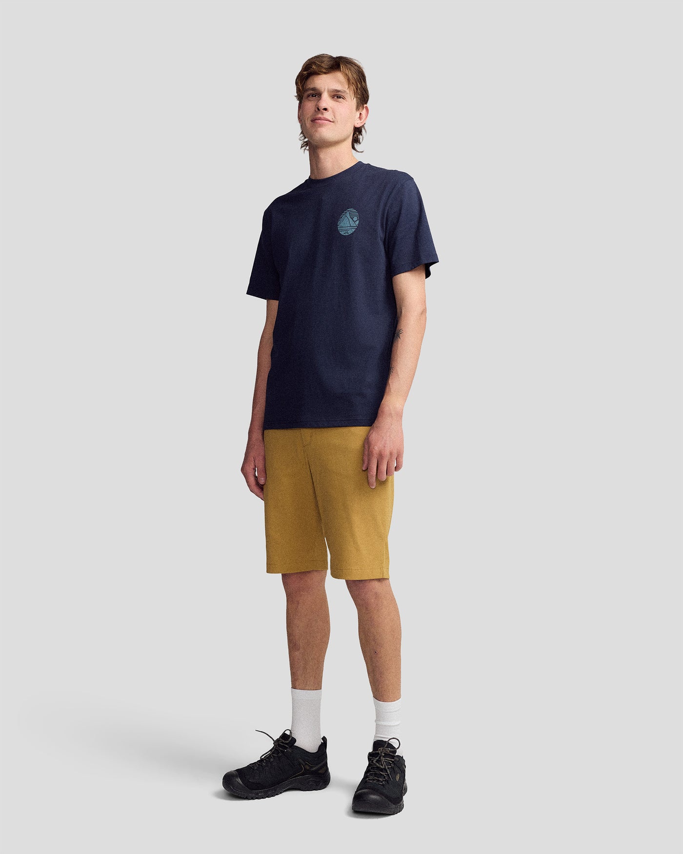 Men’s Mitre Peak Organic Cotton T-Shirt - Pure Navy