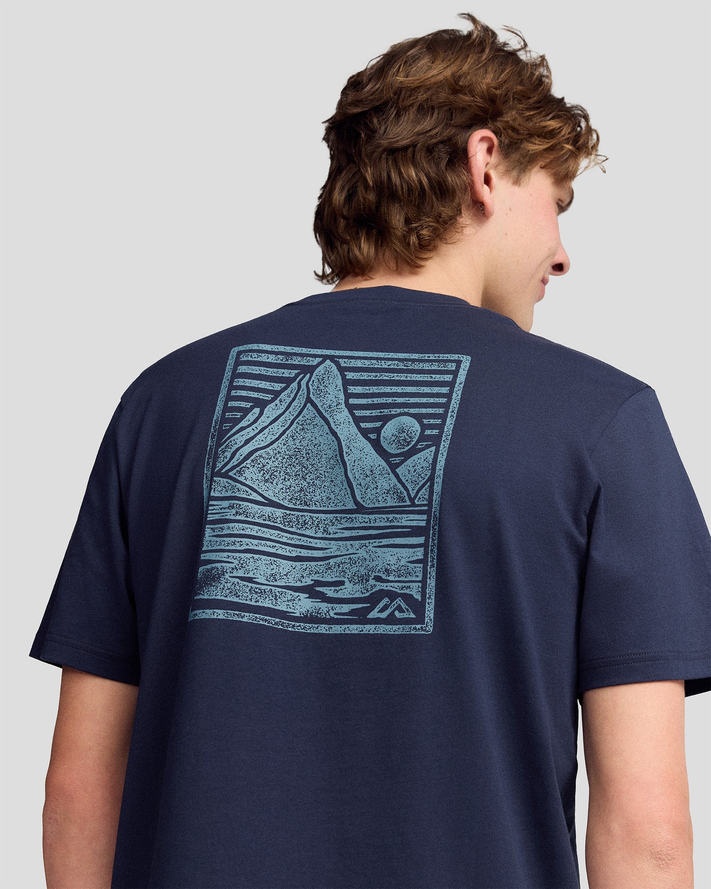 Men’s Mitre Peak Organic Cotton T-Shirt - Pure Navy