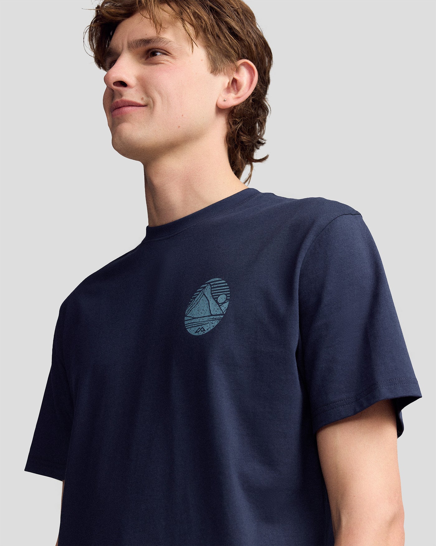 Men’s Mitre Peak Organic Cotton T-Shirt - Pure Navy