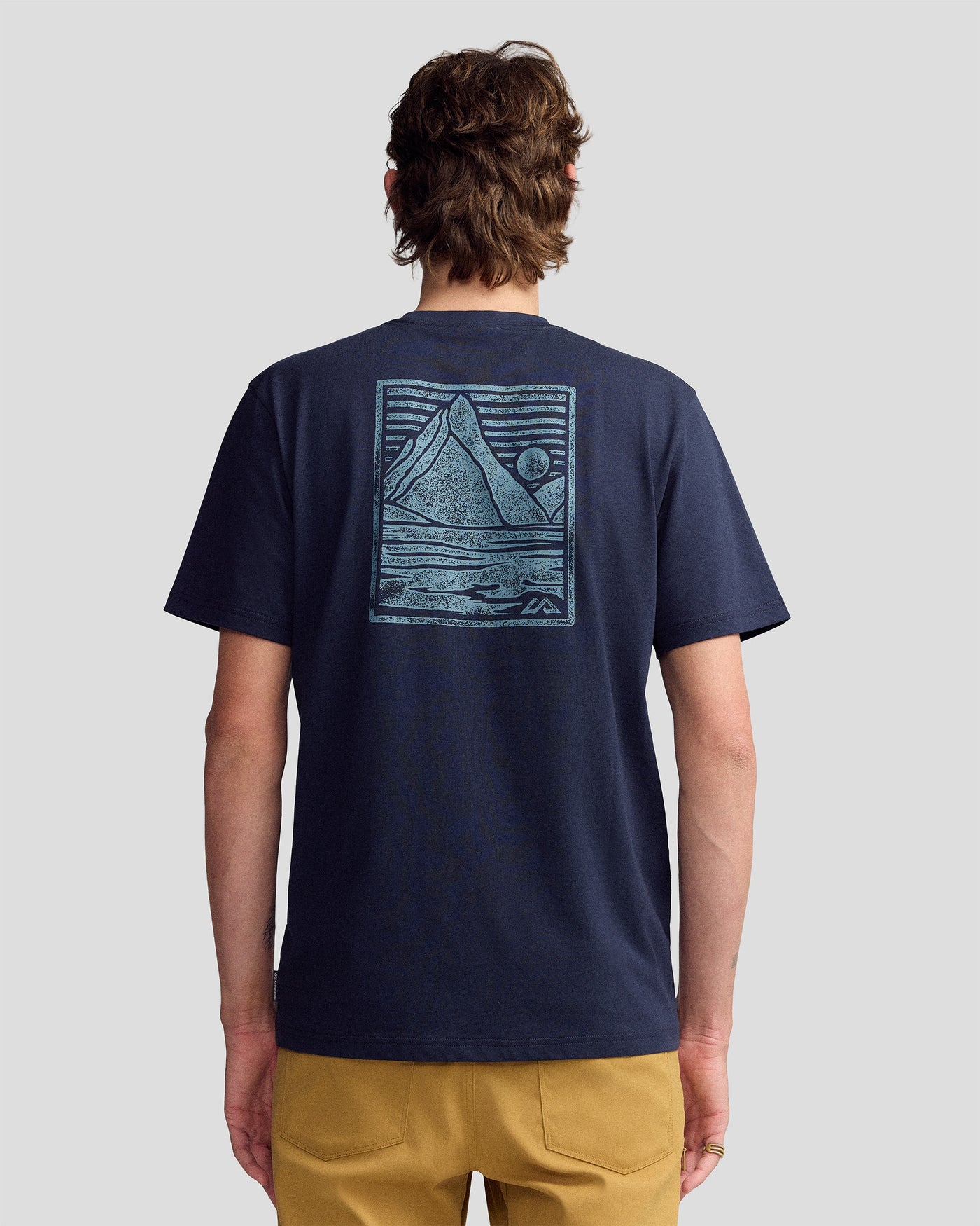 Men’s Mitre Peak Organic Cotton T-Shirt - Pure Navy
