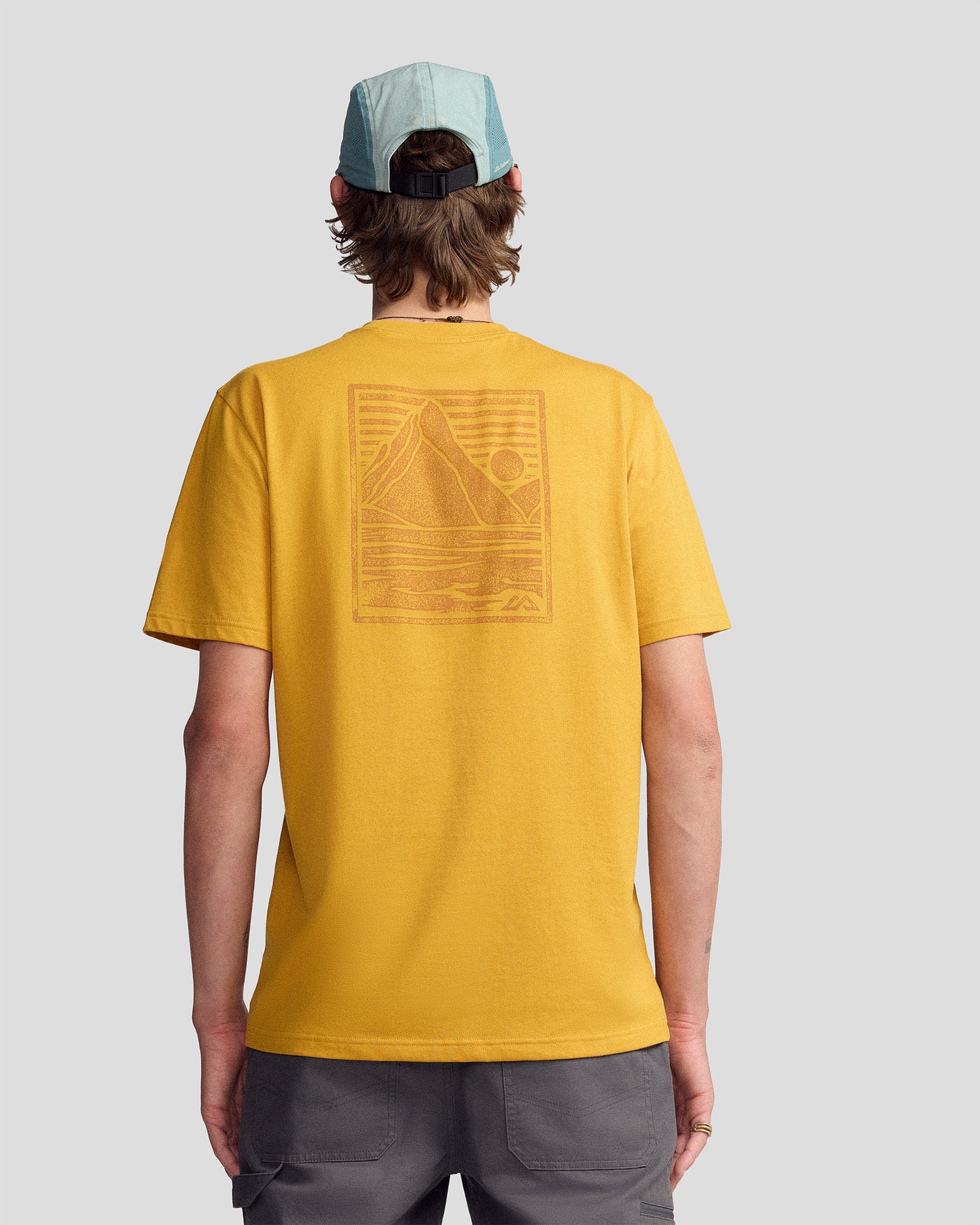 Men’s Mitre Peak Organic Cotton T-Shirt - Golden