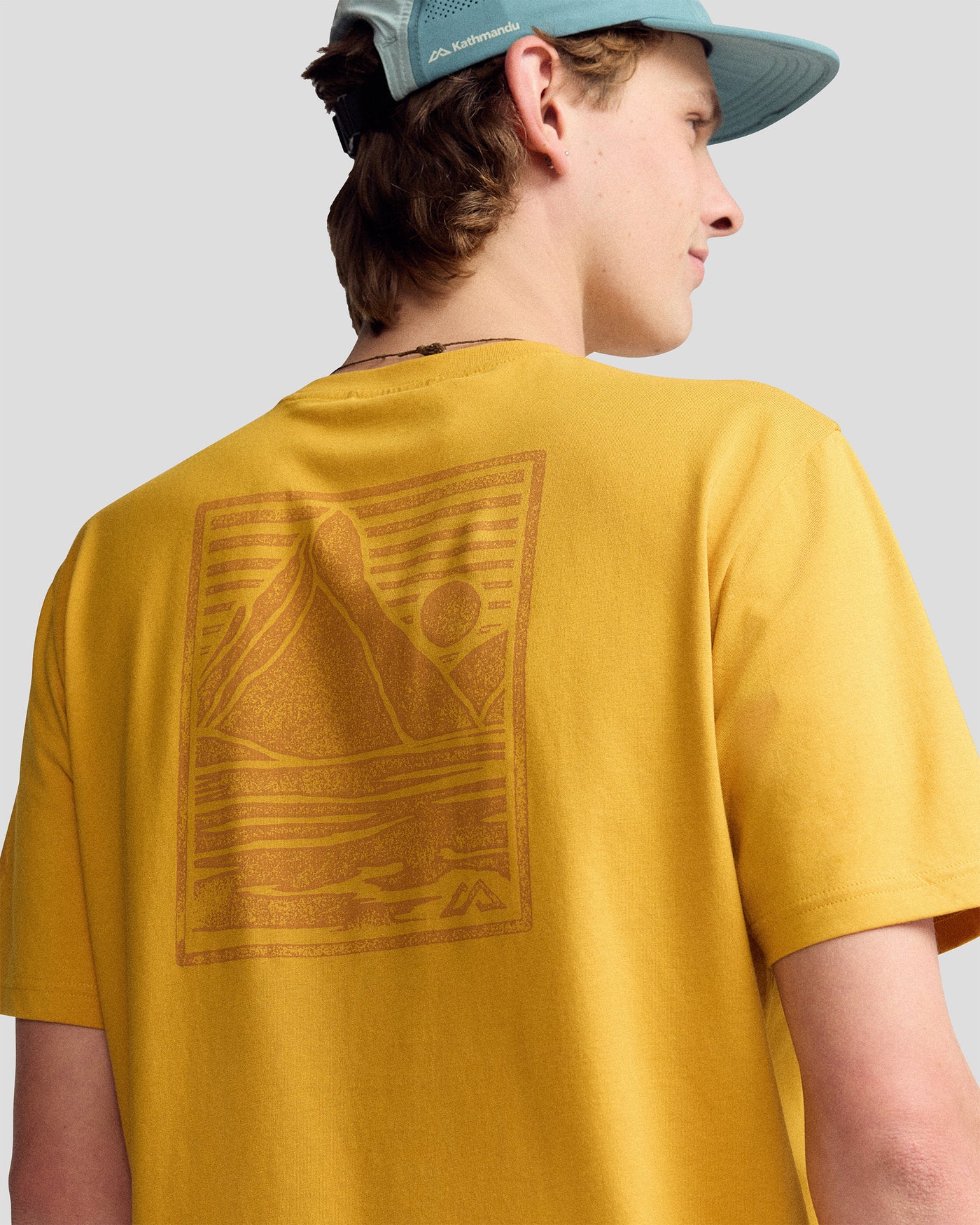 Men’s Mitre Peak Organic Cotton T-Shirt - Golden