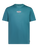 Men's Retro Badge Organic Cotton T-Shirt - Ocean