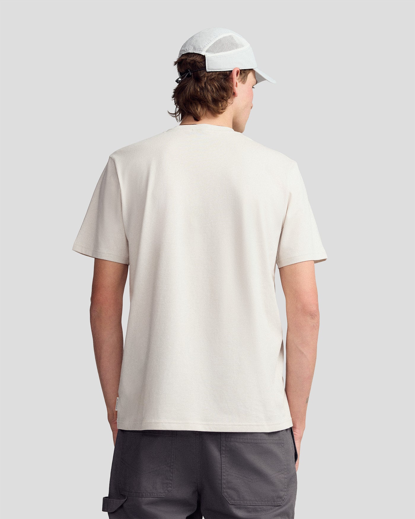 Men’s Retro Badge Organic Cotton T-Shirt - Shroom