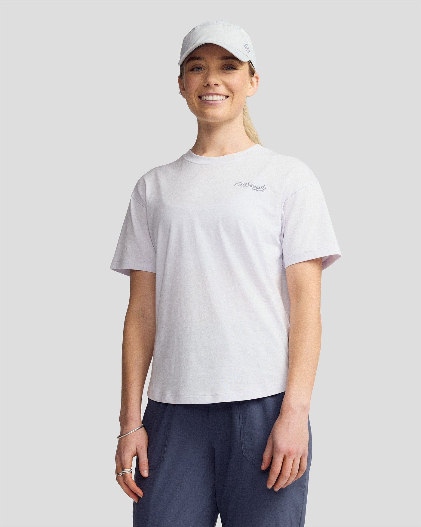 Women’s River Organic Cotton T-shirt  -  Bright Lilac