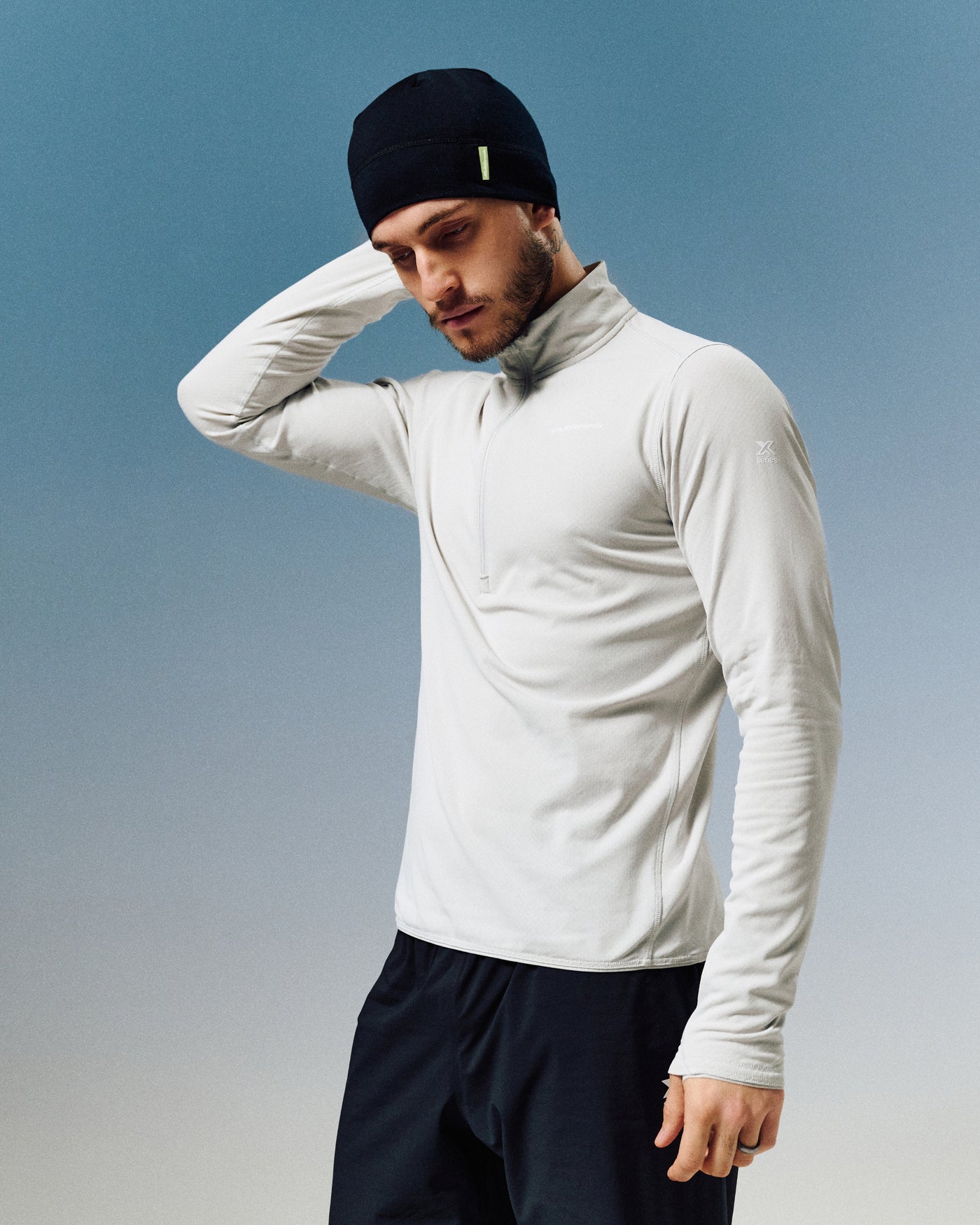Men's XT Series Octa Fleece 1/2 Zip Long Sleeve Top - Mist