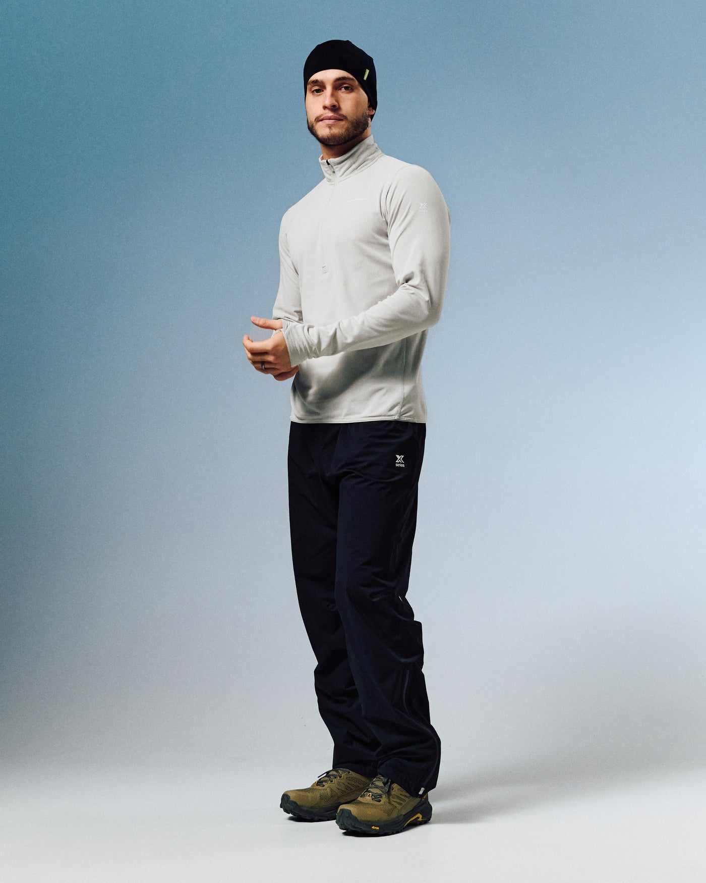 Men's XT Series Octa Fleece 1/2 Zip Long Sleeve Top - Mist