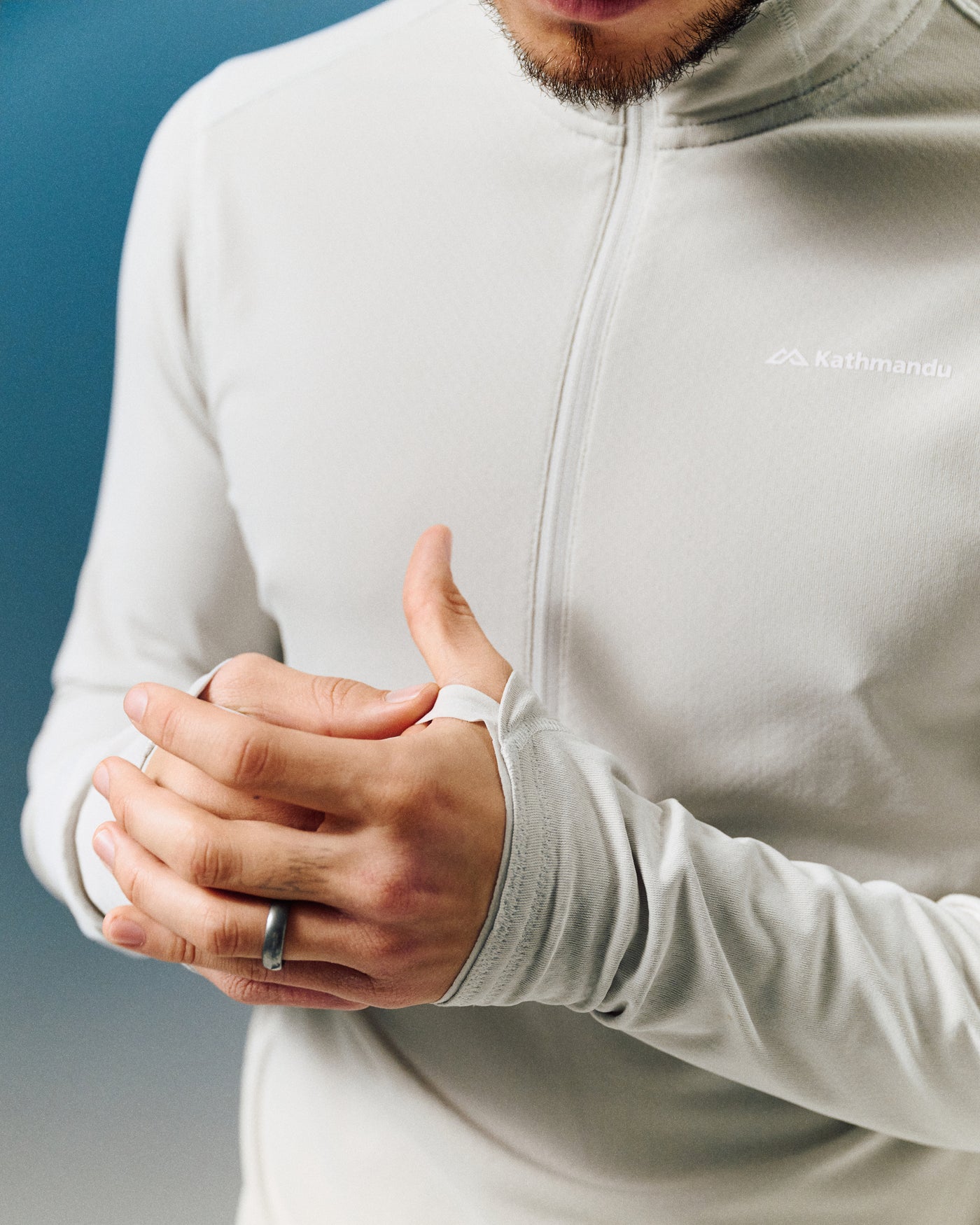 Men's XT Series Octa Fleece 1/2 Zip Long Sleeve Top - Mist
