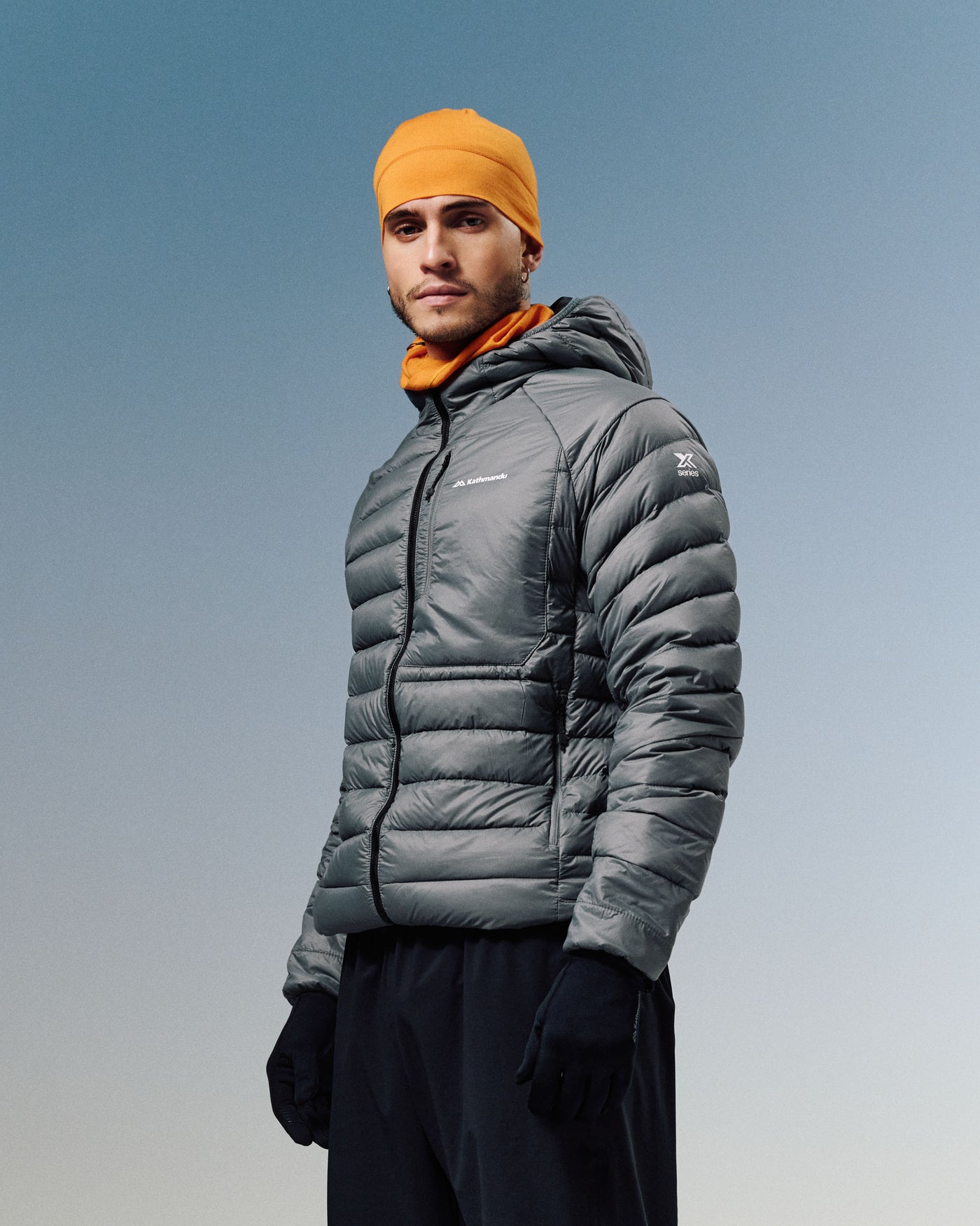 Men's XT Series Cordura LT Down Hooded Jacket - Moon