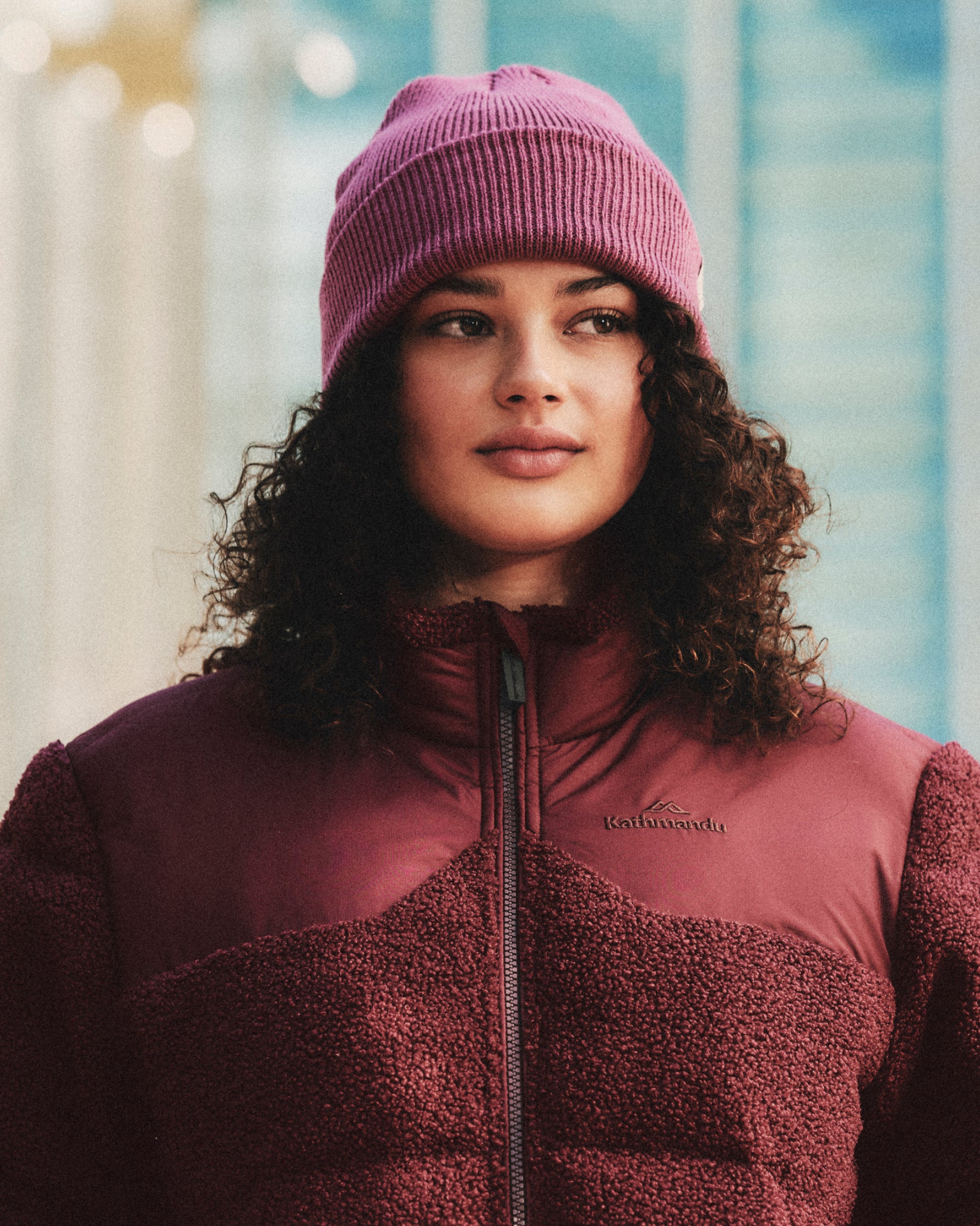 Women's Epiq Hybrid Fleece Jacket - Mulberry – Kathmandu NZ