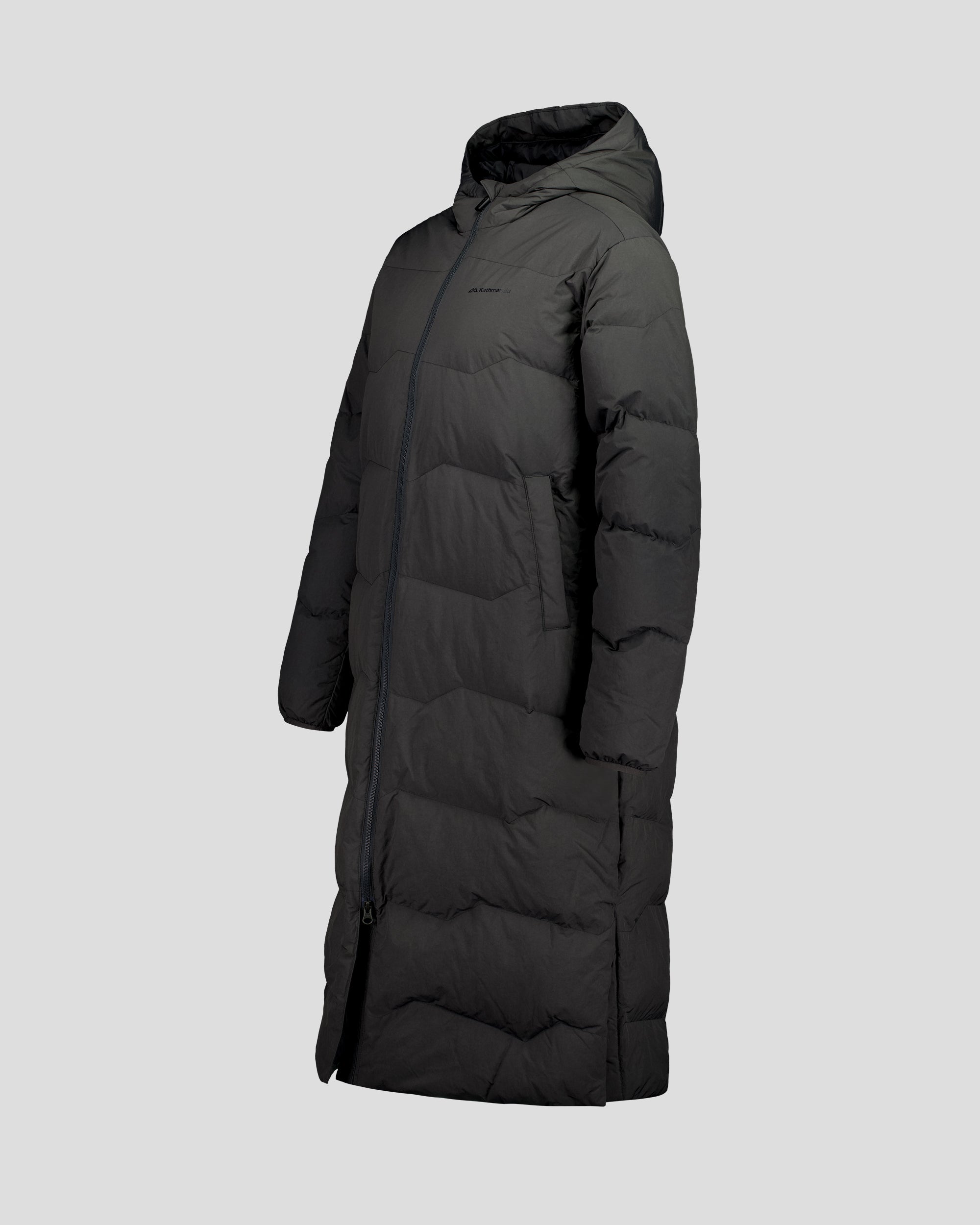 Women's Retreat Down Parka - Washed Black – Kathmandu NZ