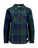 Women's Retreat Huntly Long Sleeve Overshirt - Dark Forest Plaid